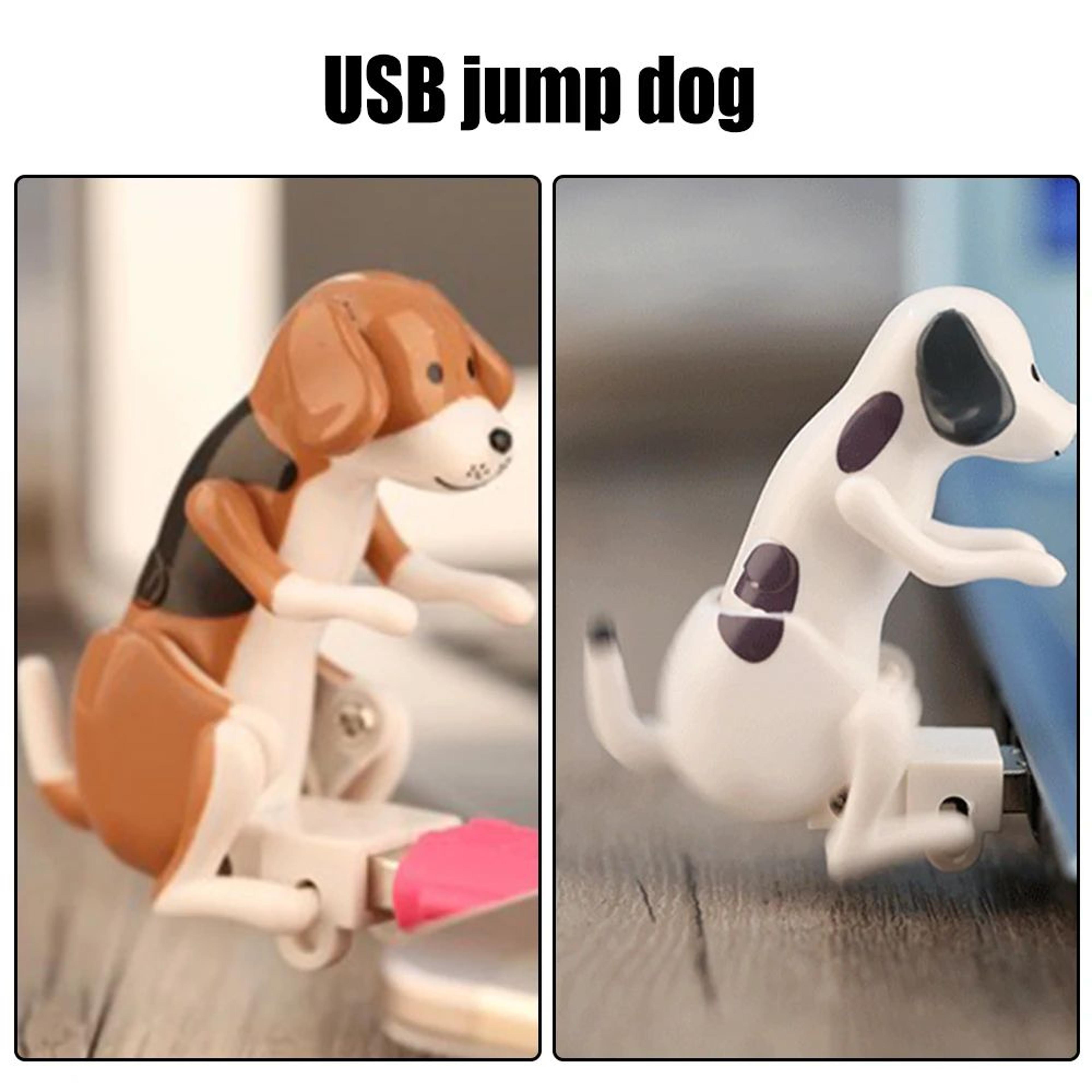 funny humping dog usb toy – mini animated stress relief desktop gadget dustproof computer accessory & novelty gift