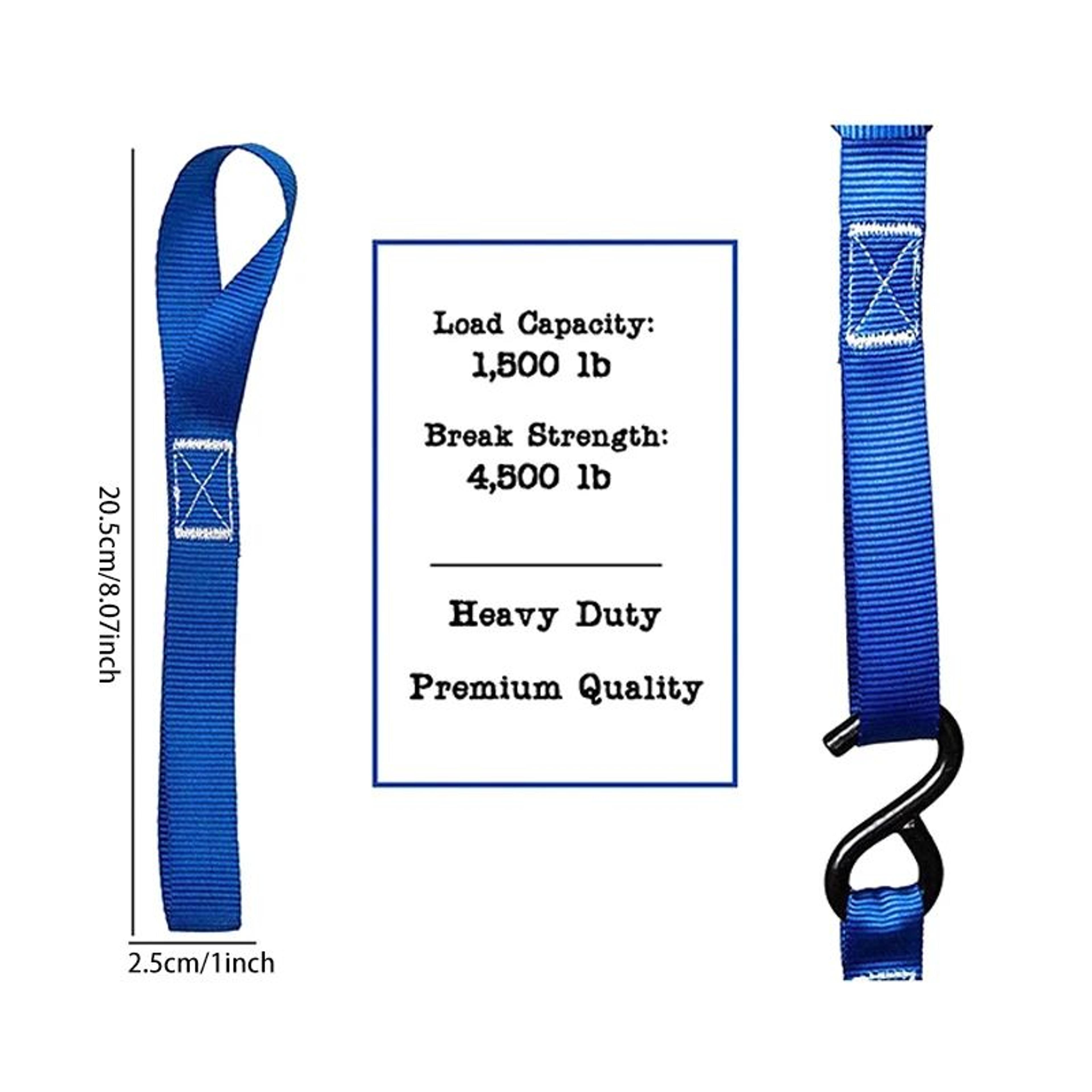 motorcycle tie down soft straps – nylon handlebar loops for luggage cargo hauling towing & transport