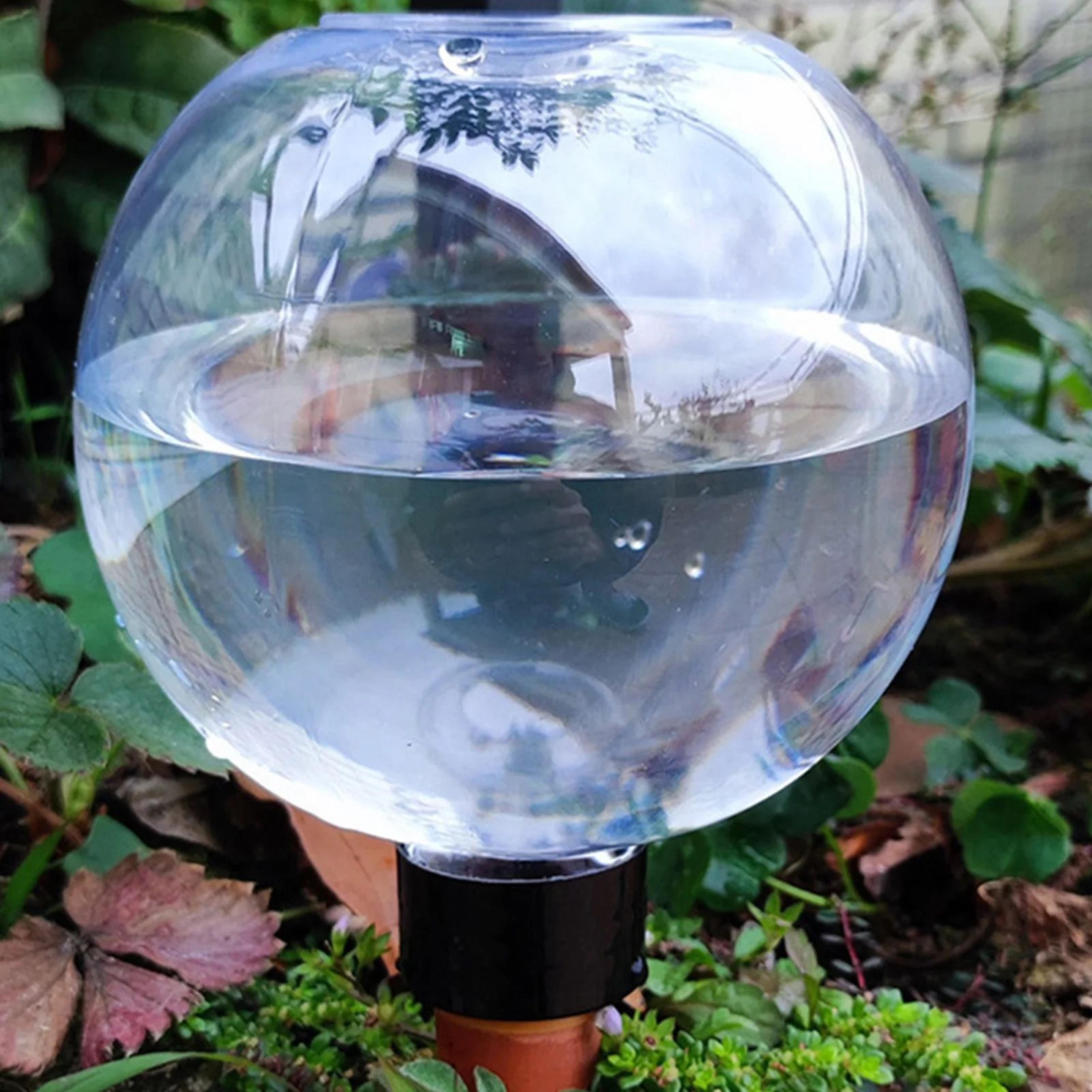 16.9 fl oz automatic plant waterer – self-watering seepage globe for succulents flowers indoor plants & vacation care