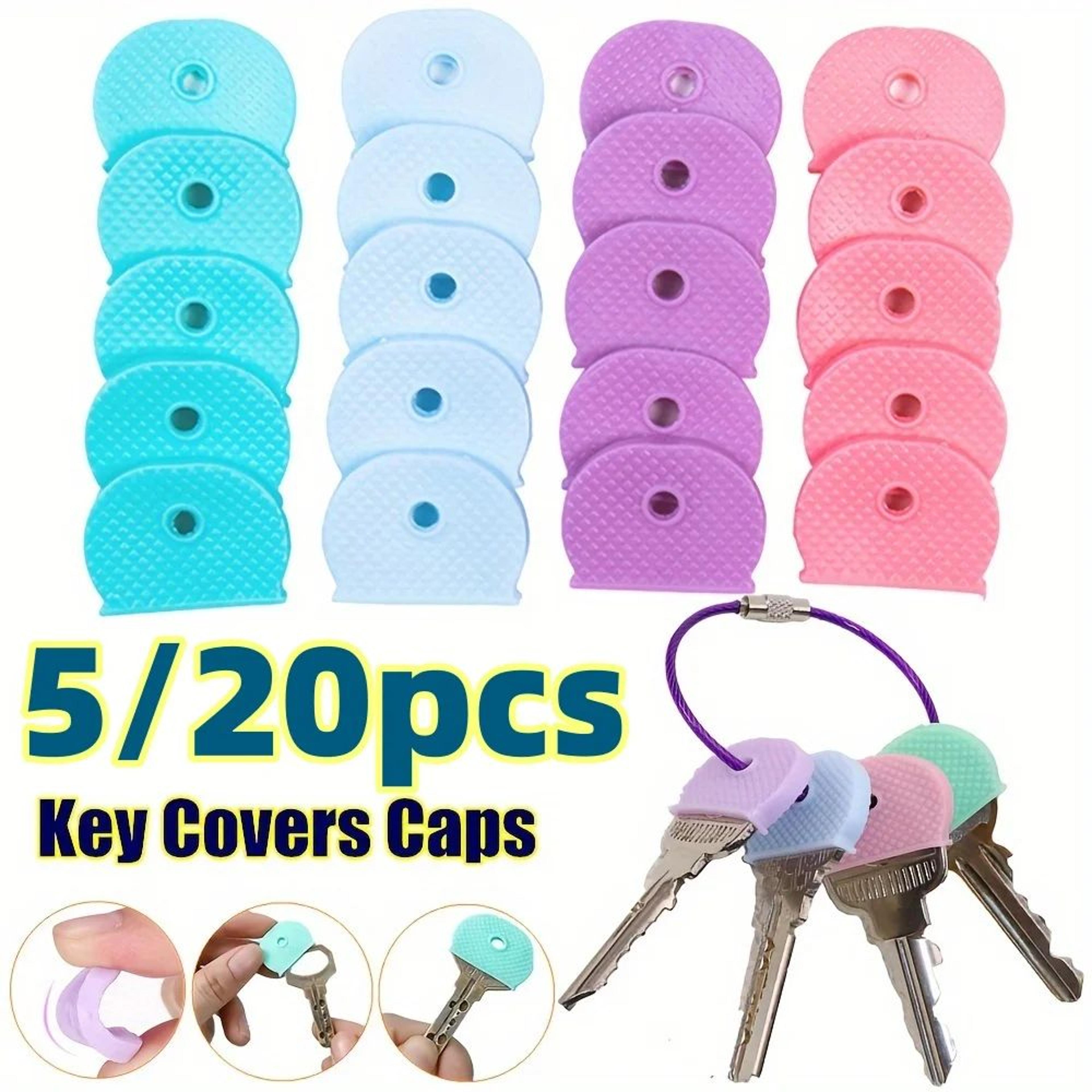 multicolor silicone key caps – color-coded key covers for quick door identification, easy sorting and daily protection