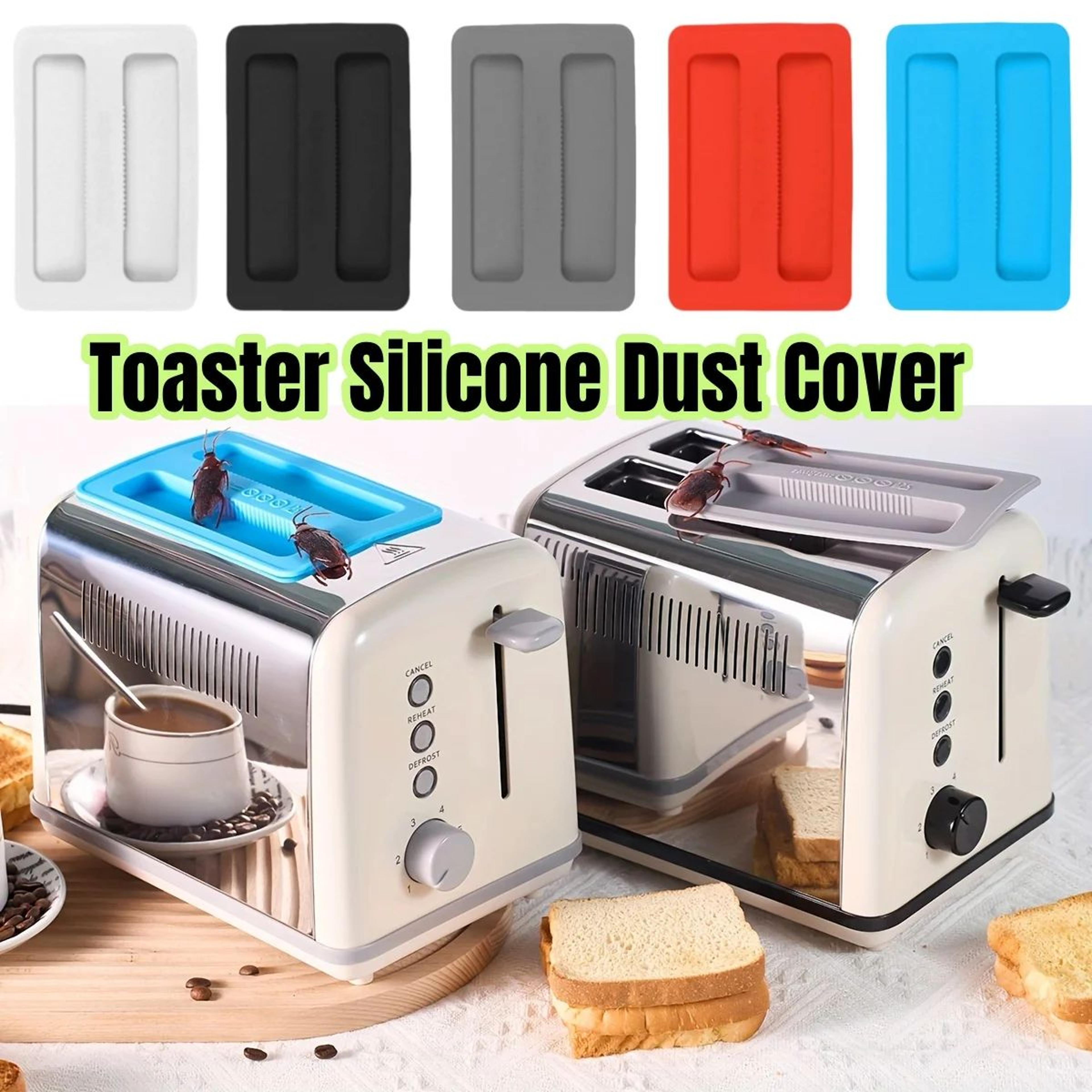 silicone toaster dust cover – bpa-free protective lid to keep dirt, bugs and pet hair out between uses in your kitchen