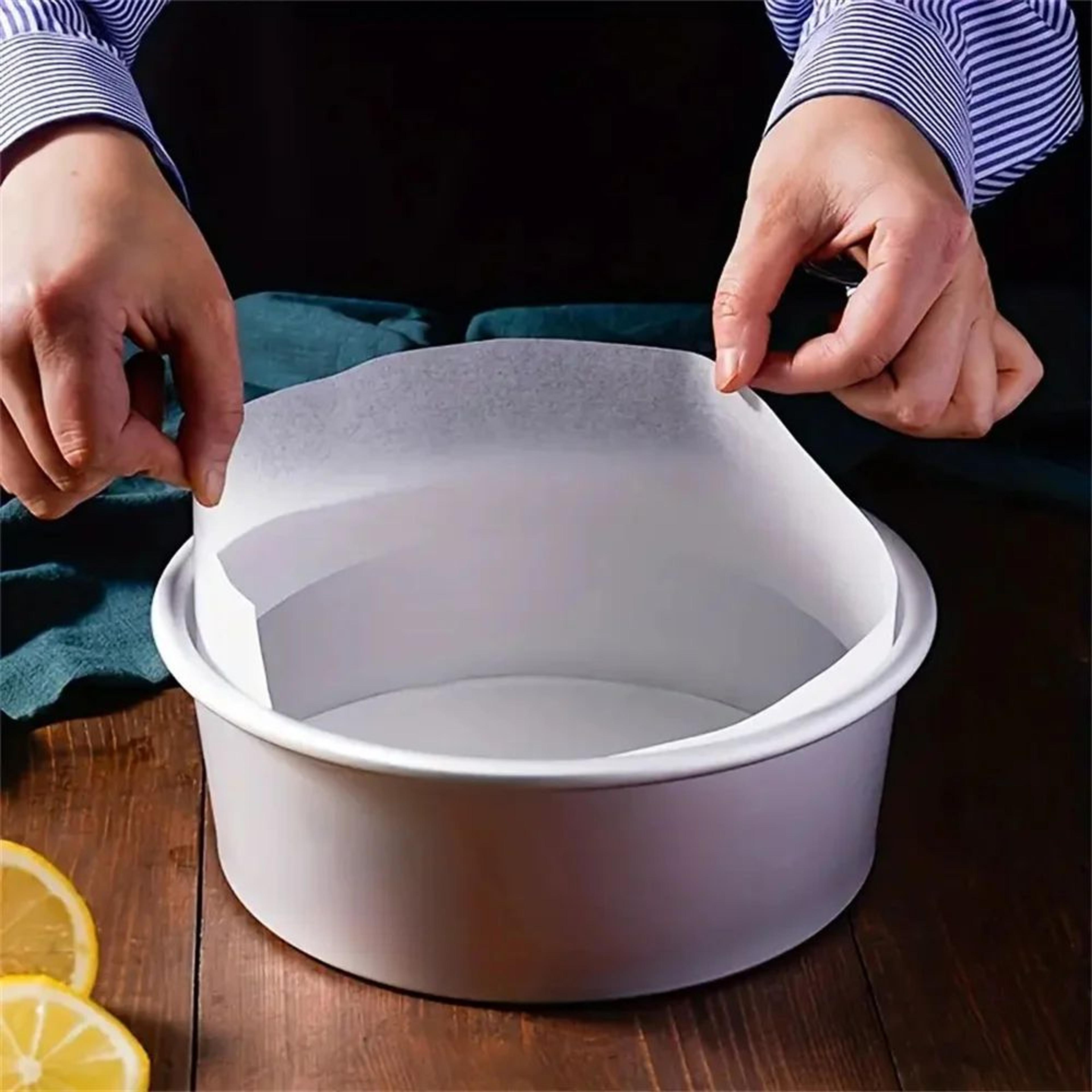 nonstick cake pan side liner – cut-to-fit baking paper roll for simple cake release in round molds and springform