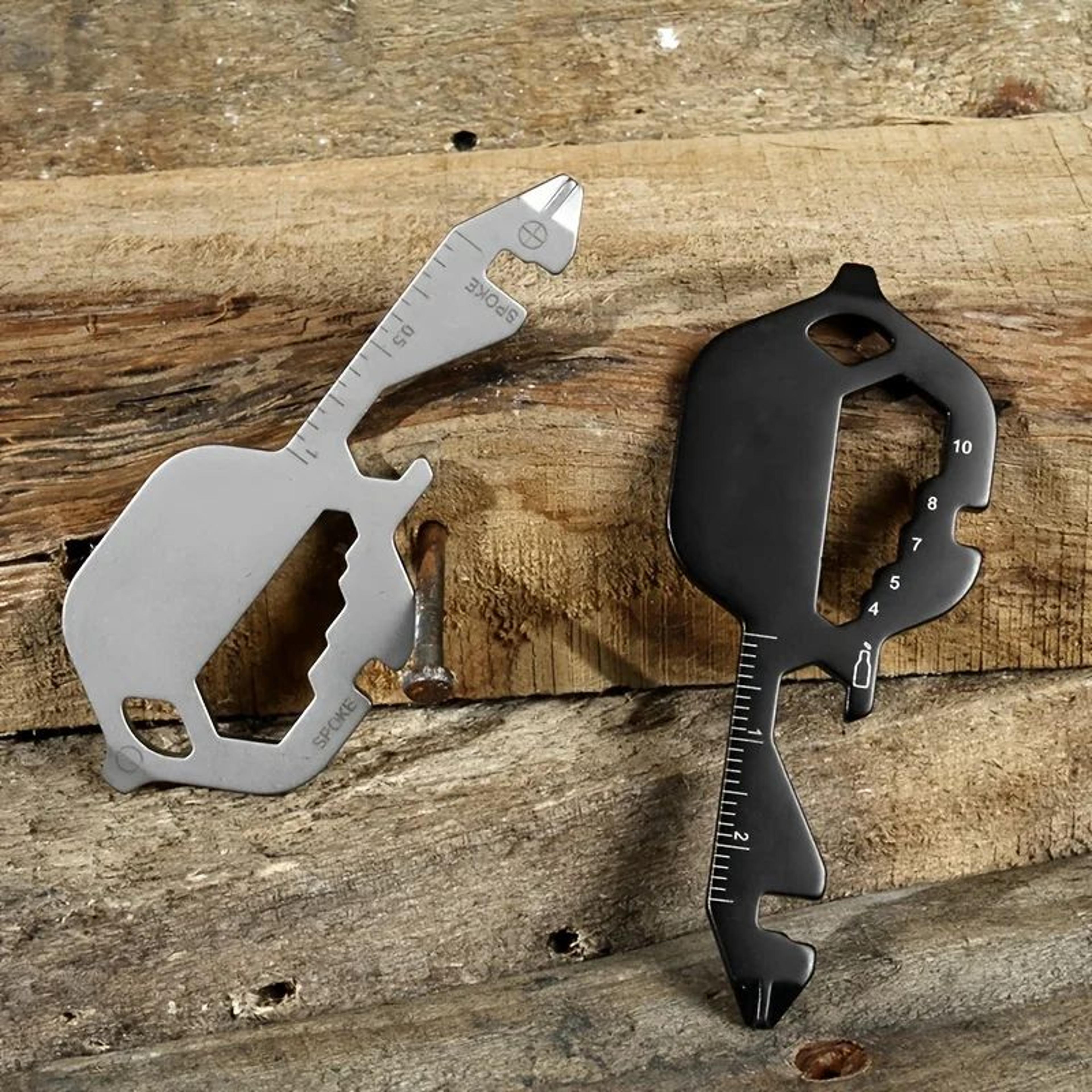 key-shaped multitool – stainless steel keychain screwdriver and bottle opener for quick jobs and everyday pocket carry