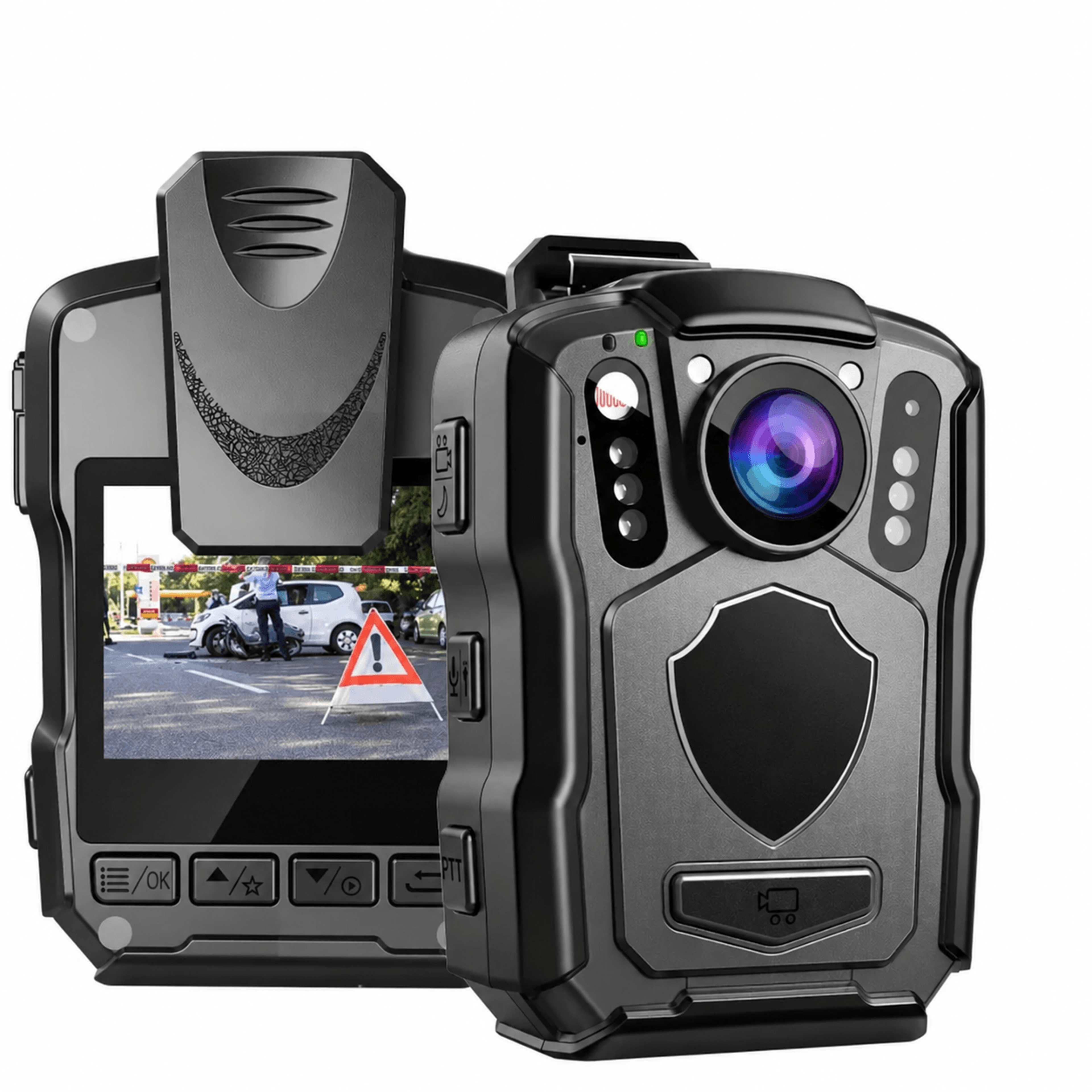 mini body camera – 1440p video, 170° angle, 4200 mah battery and 64/128 gb storage for extended work recording with ir