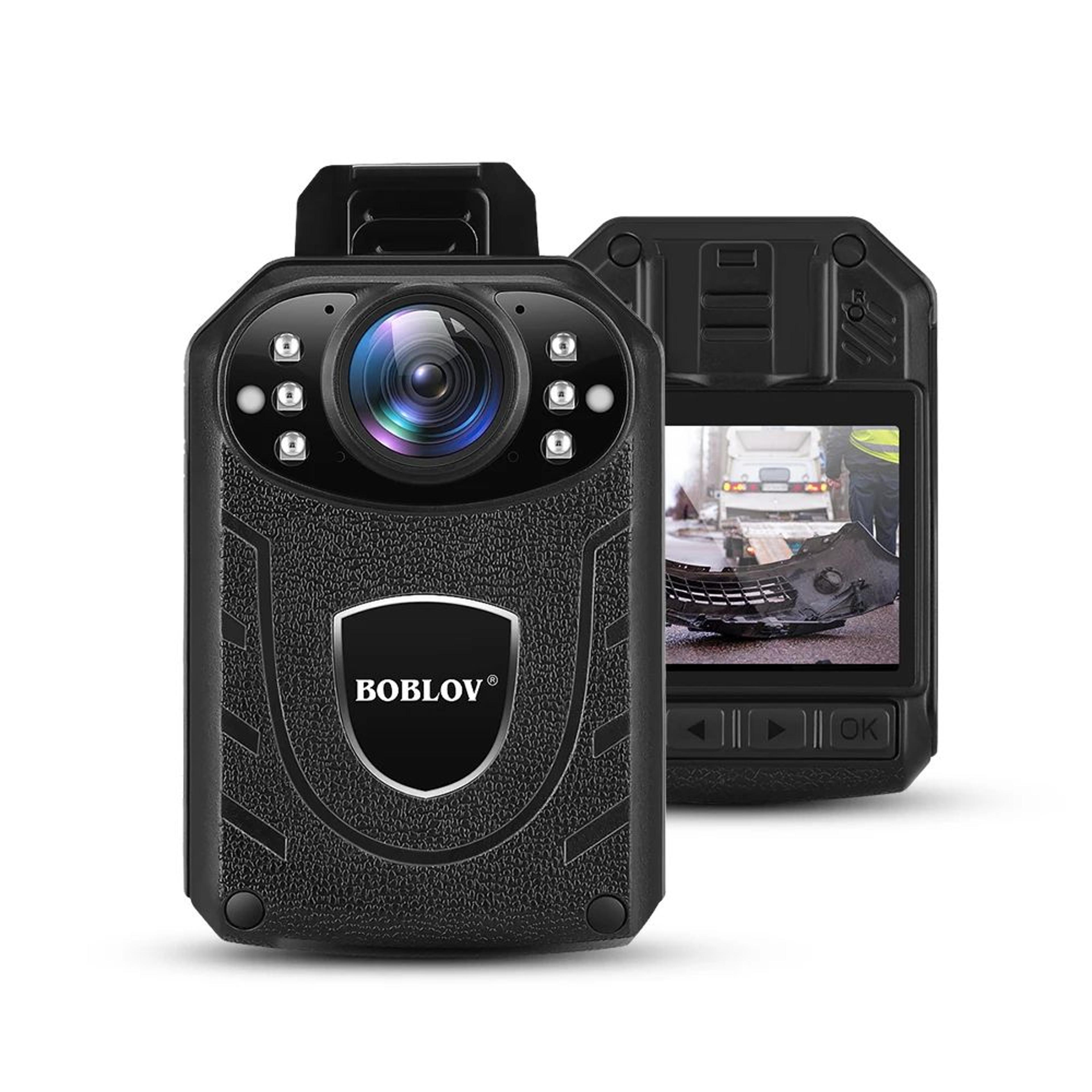 mini body camera – 1296p video, 170° view & ir night vision with 2850 mah battery, pre/post recording & 128 gb support