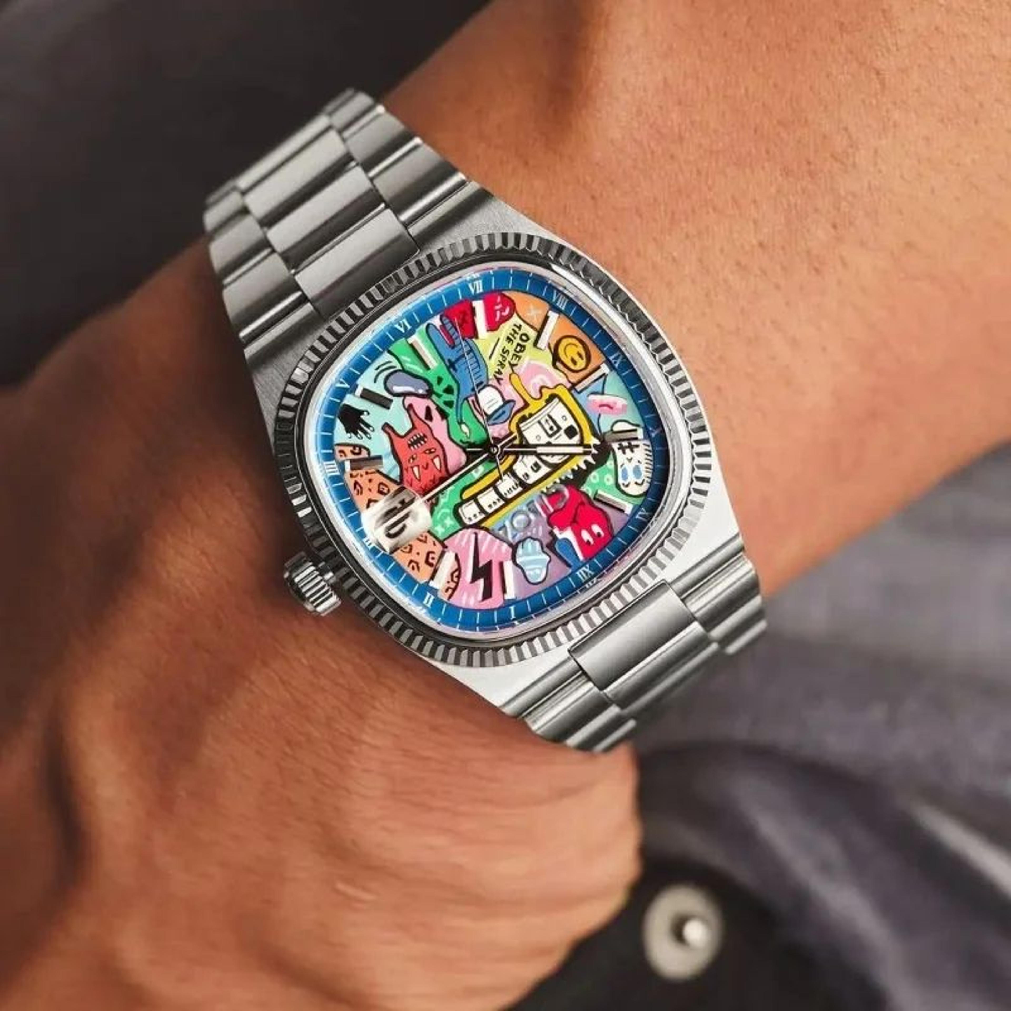 men's square quartz watch – sports-inspired wristwatch for everyday fashion, workwear, casual style & thoughtful gifts