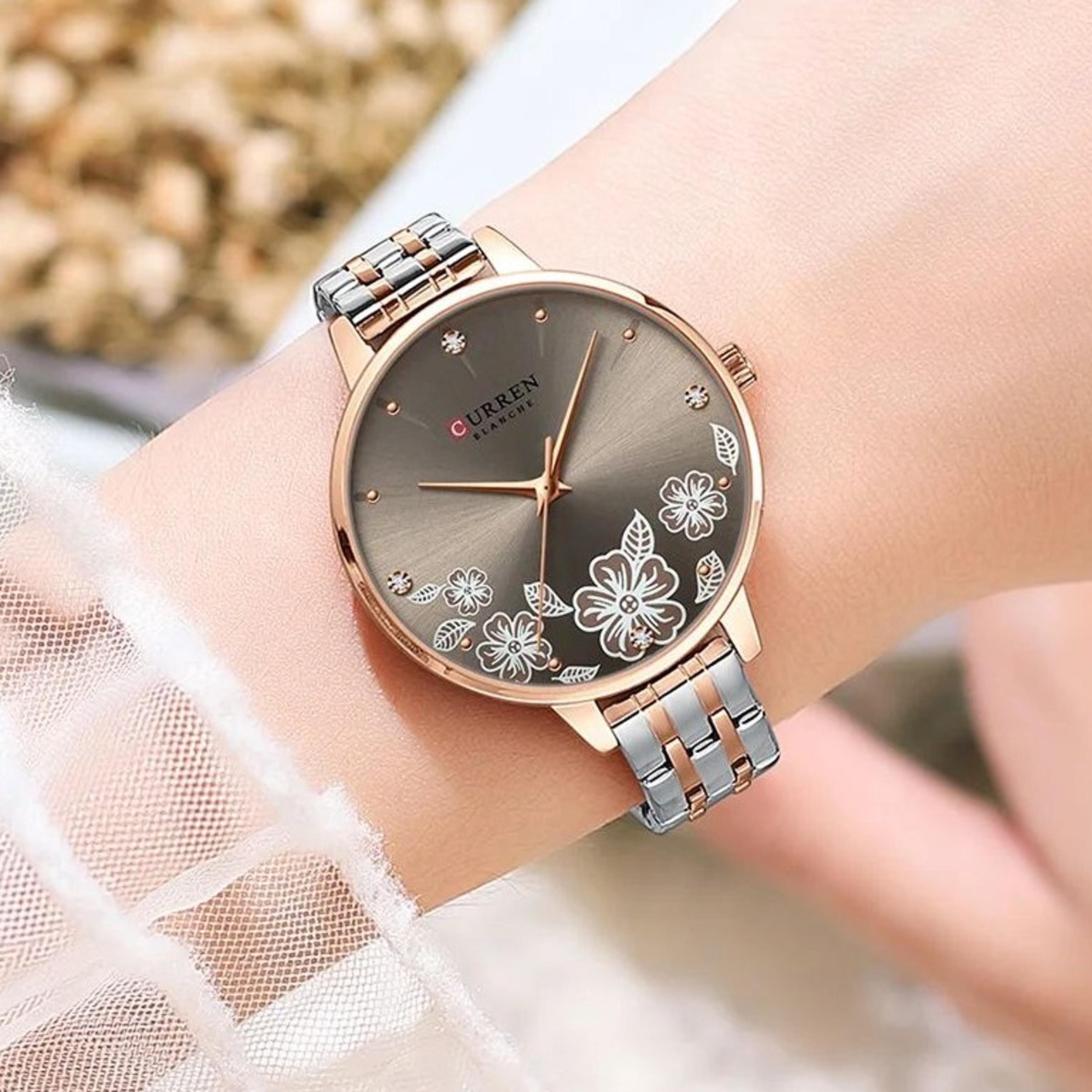 women's quartz watch – stainless steel styling with slim profile for elegant daily wear, office attire & special gifts