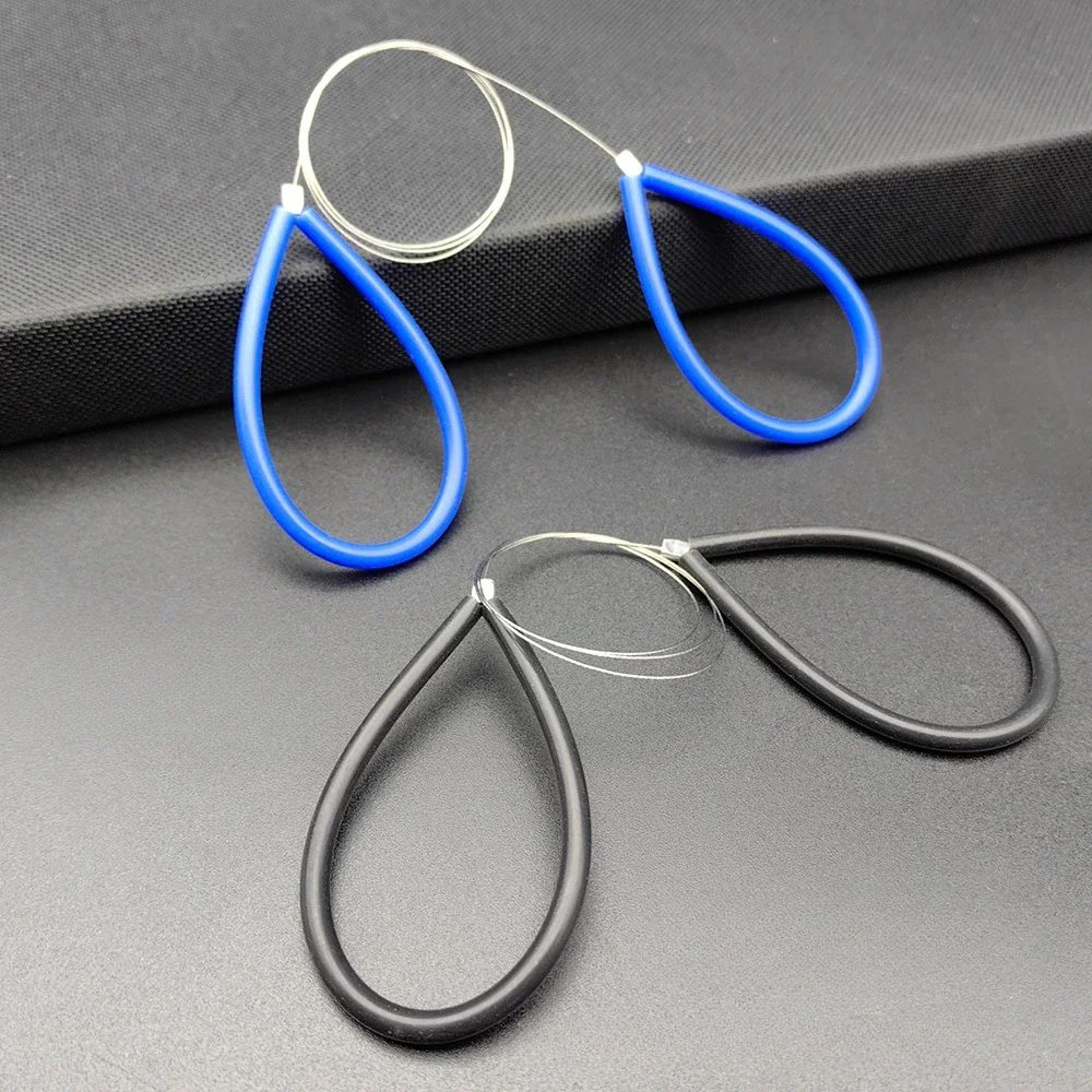 clay wire cutter – steel cutting line with soft rubber handles for portioning pottery clay, polymer clay & studio prep