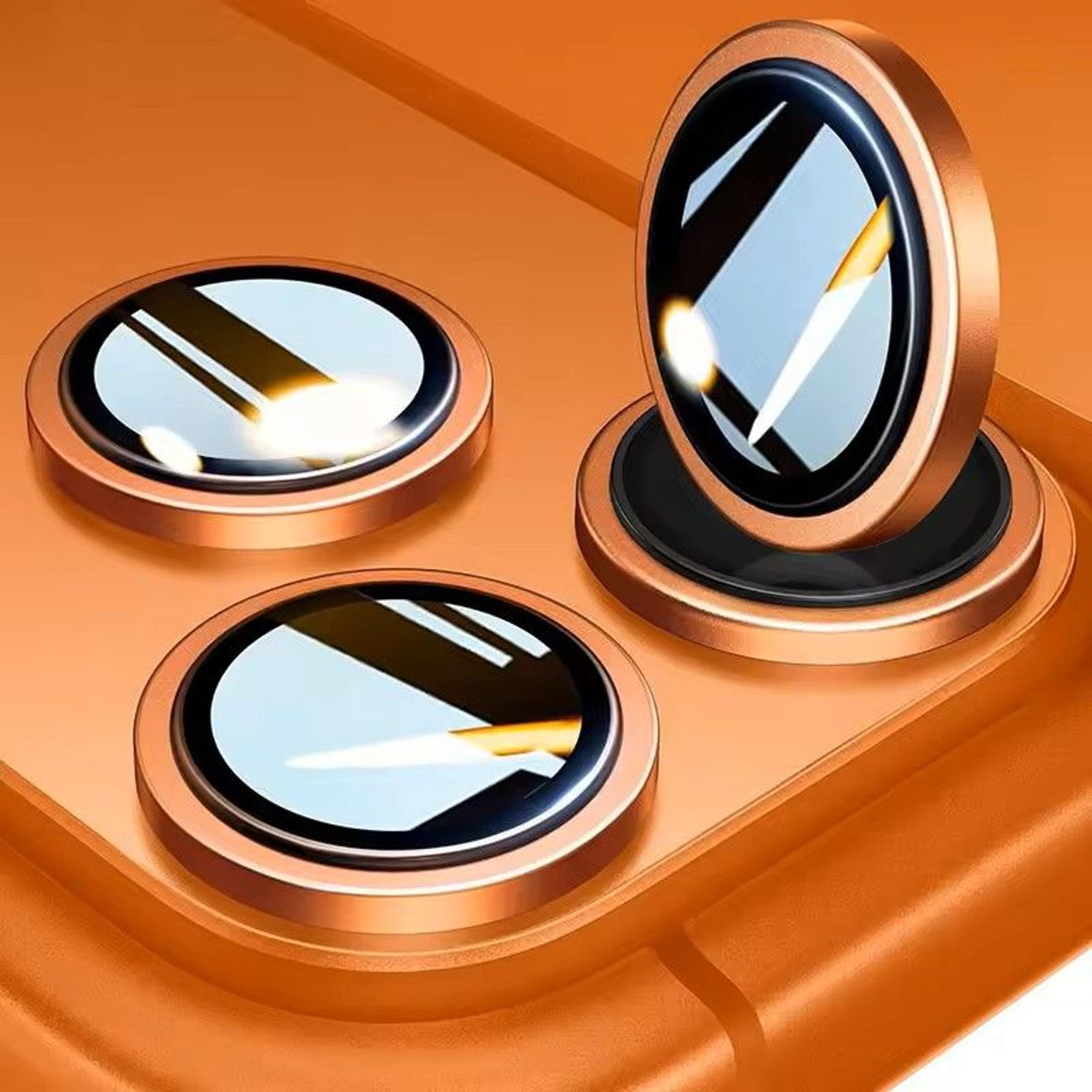 aluminum alloy camera lens protector for iphone 17 pro / max – 9h tempered glass cover, scratch & drop resistant