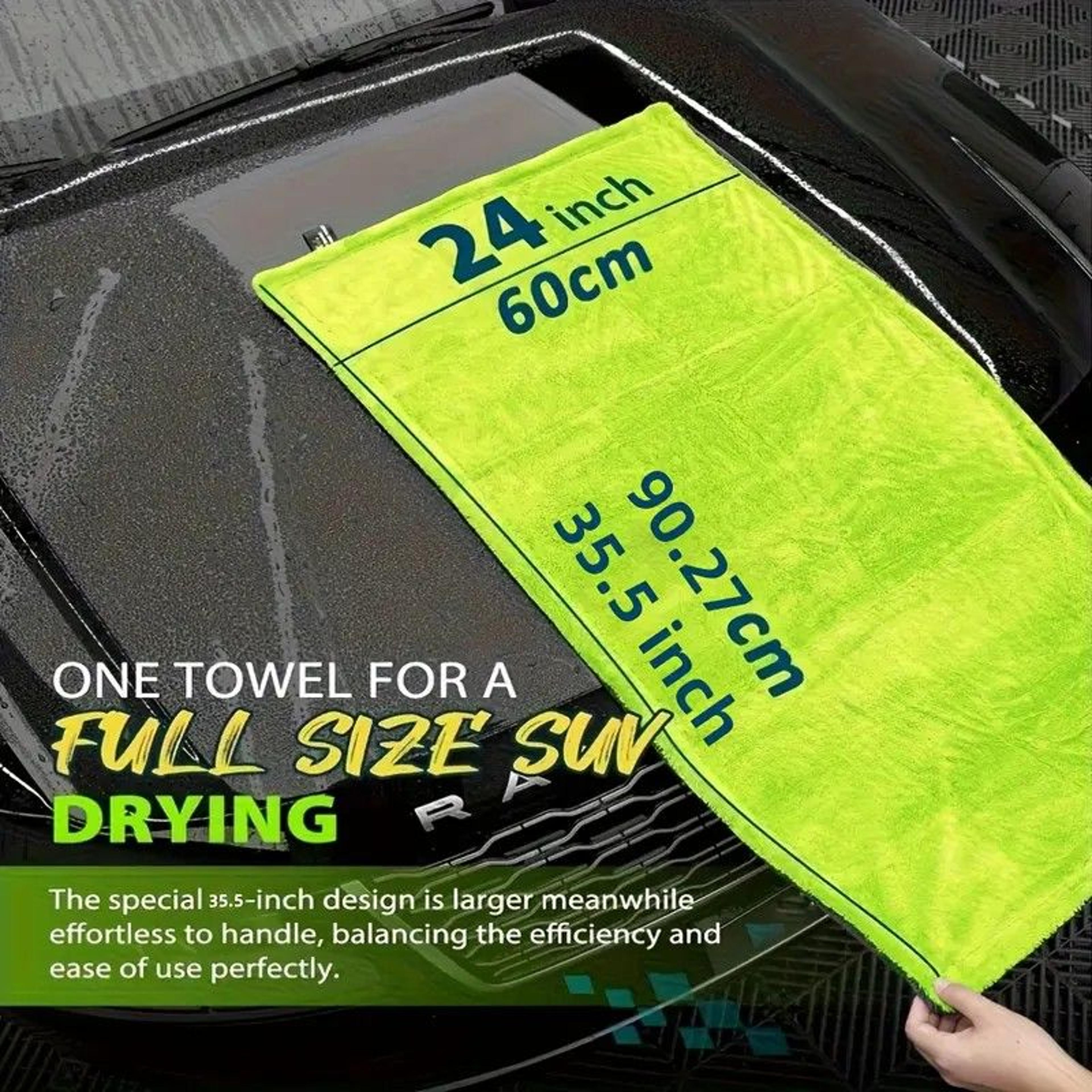 1400gsm car drying towel – oversized, dual-sided & scratch-free