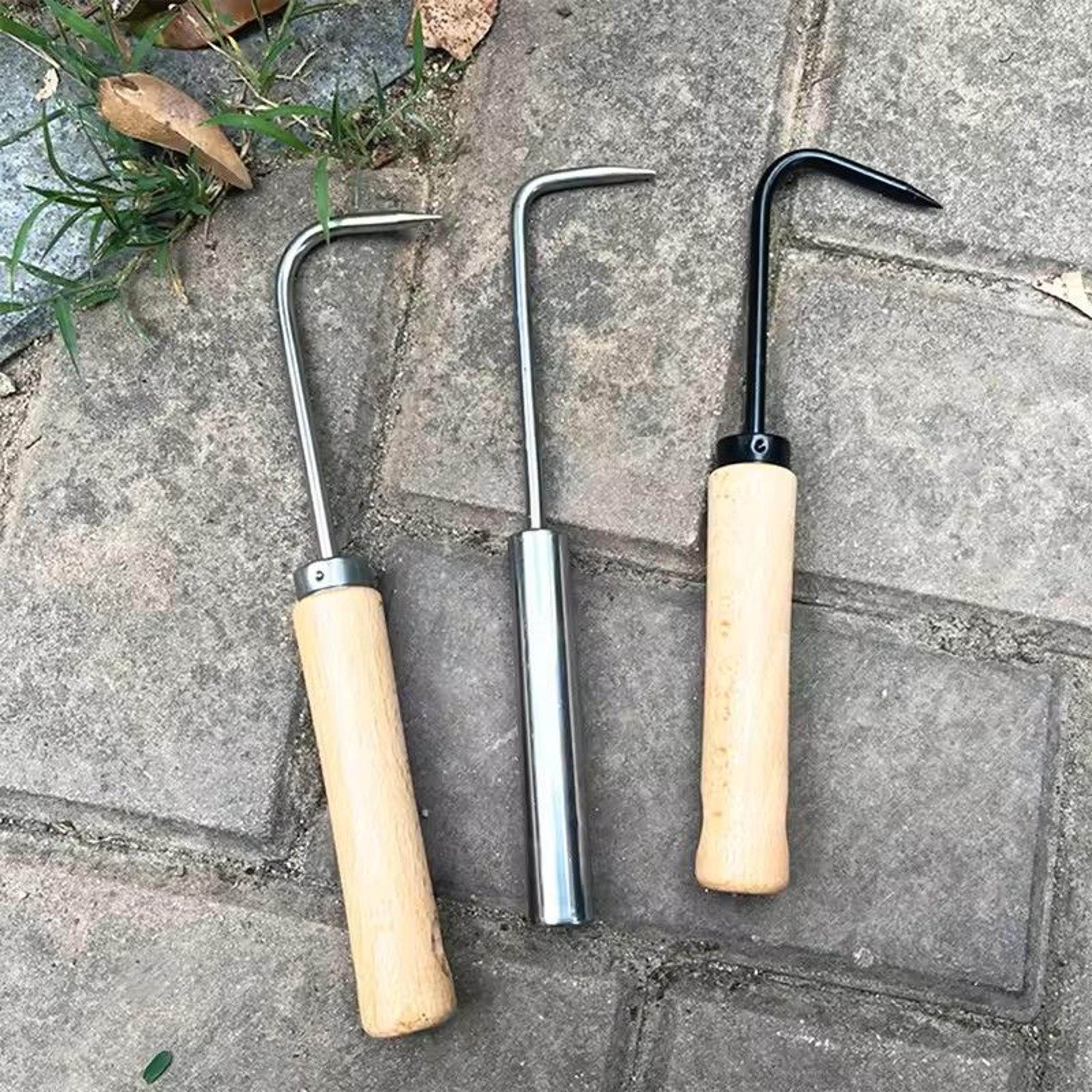 single claw weeder garden hand tool root hook for loosening digging and tilling