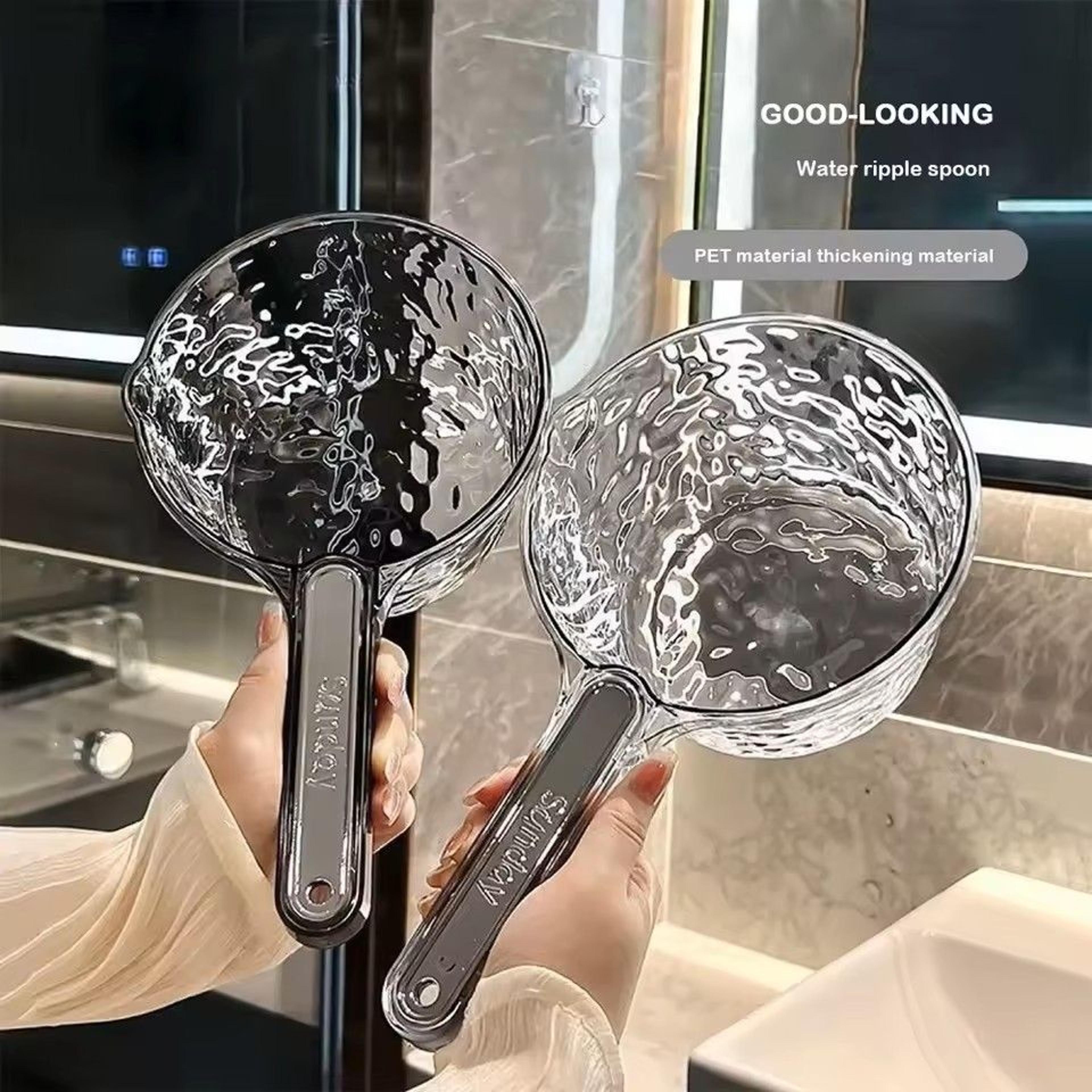 durable thickened pet water ladle – unbreakable dipper for bathing, washing & watering