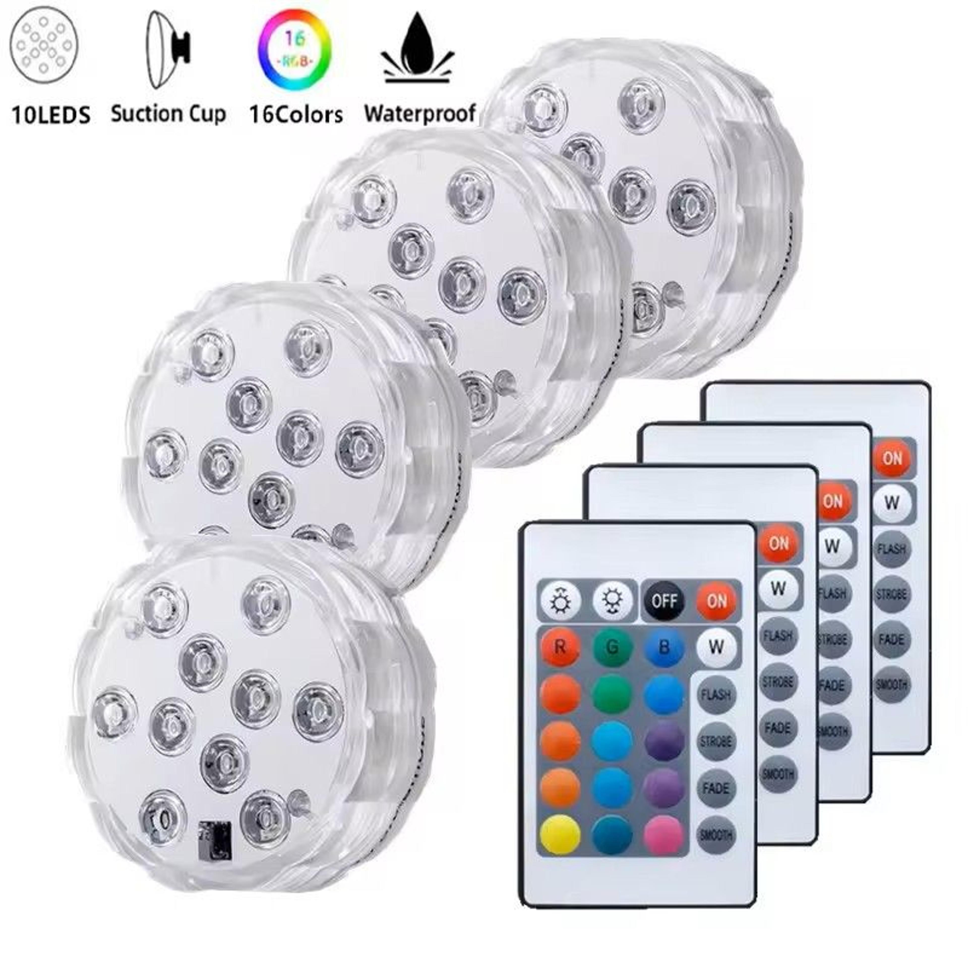 rgb led submersible underwater light