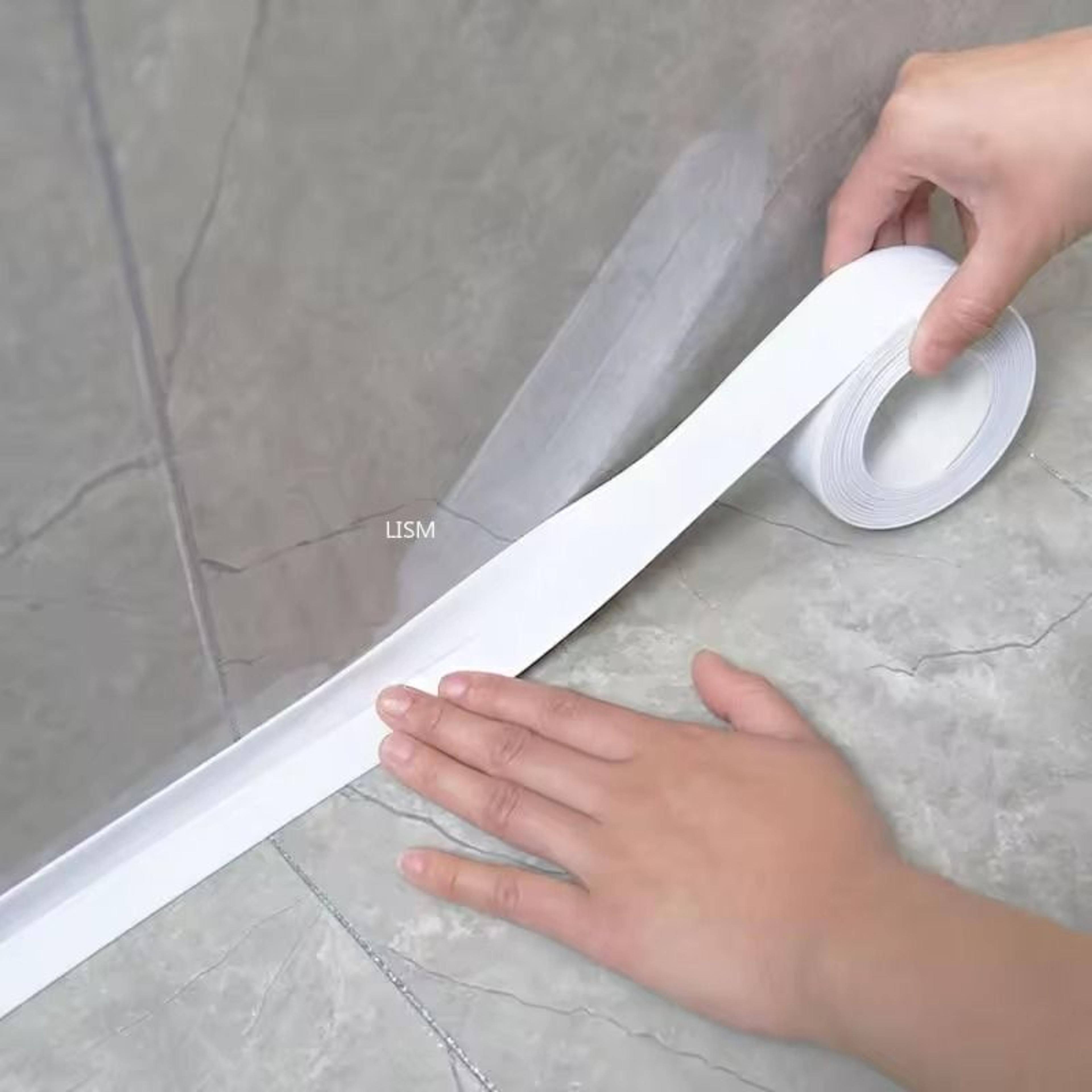 pvc self-adhesive waterproof sealing tape – caulk strip for bathroom & kitchen edges