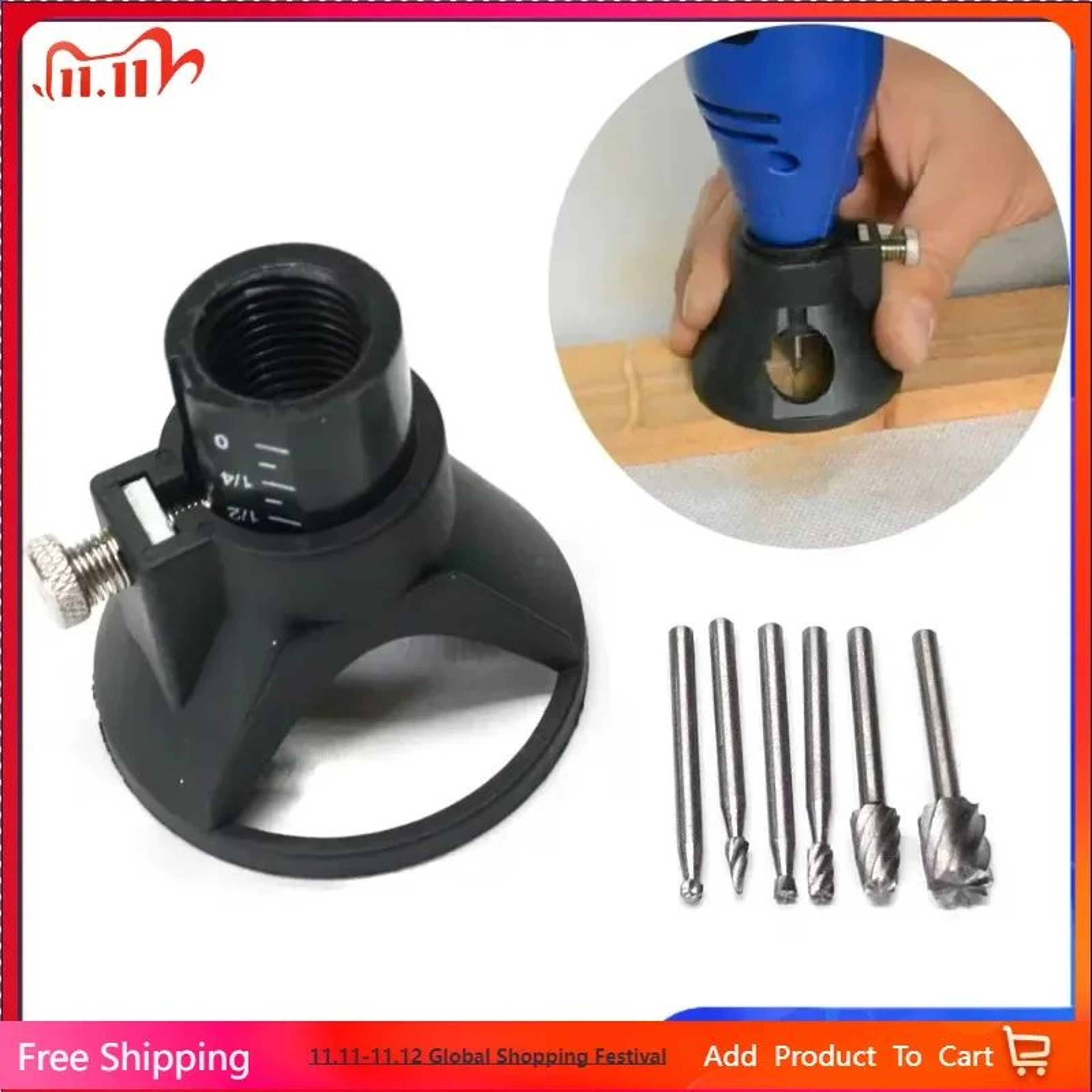 dremel electric grinder locator woodworking positioning guide for carving and milling