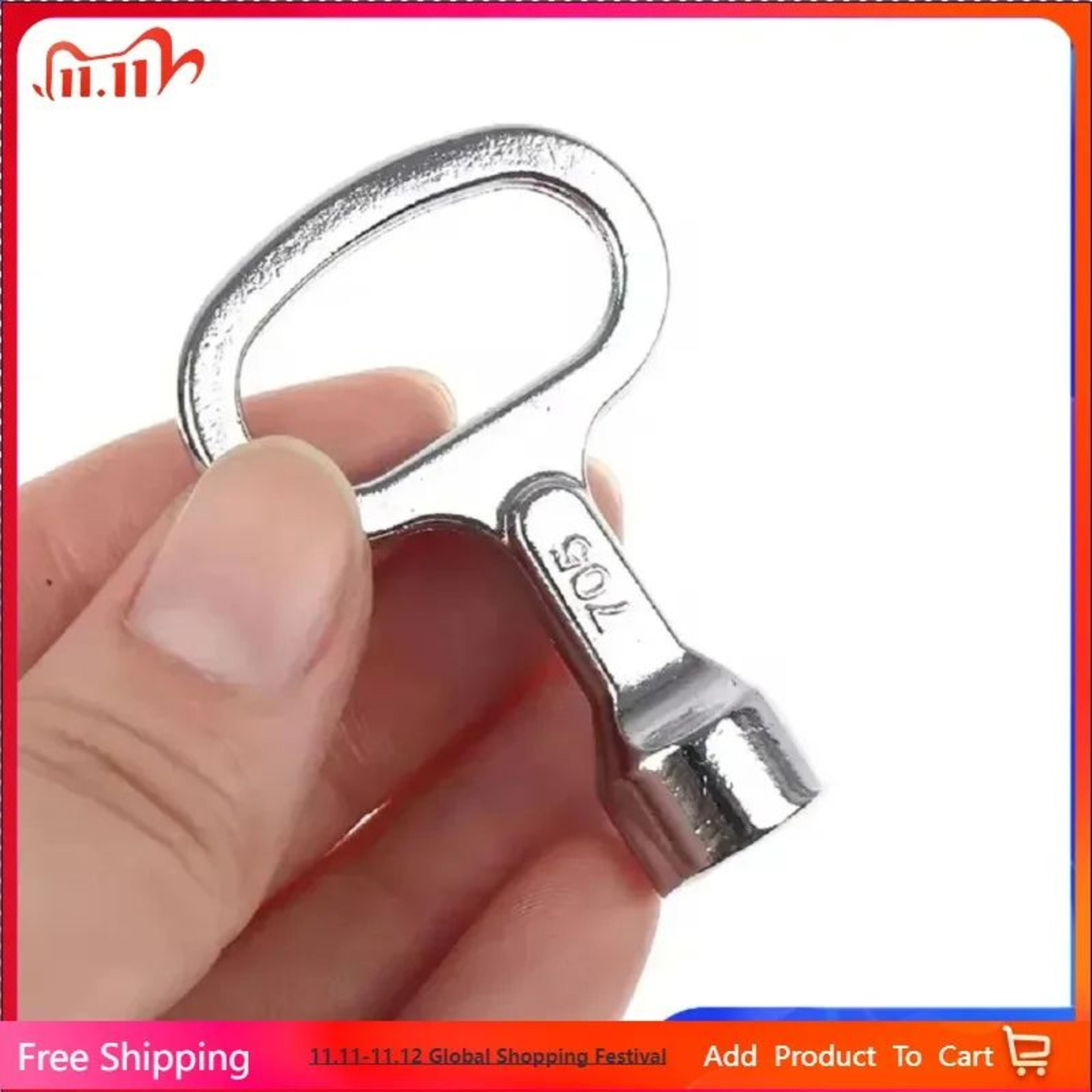 universal triangular key socket wrench for electric cabinets and panel locks