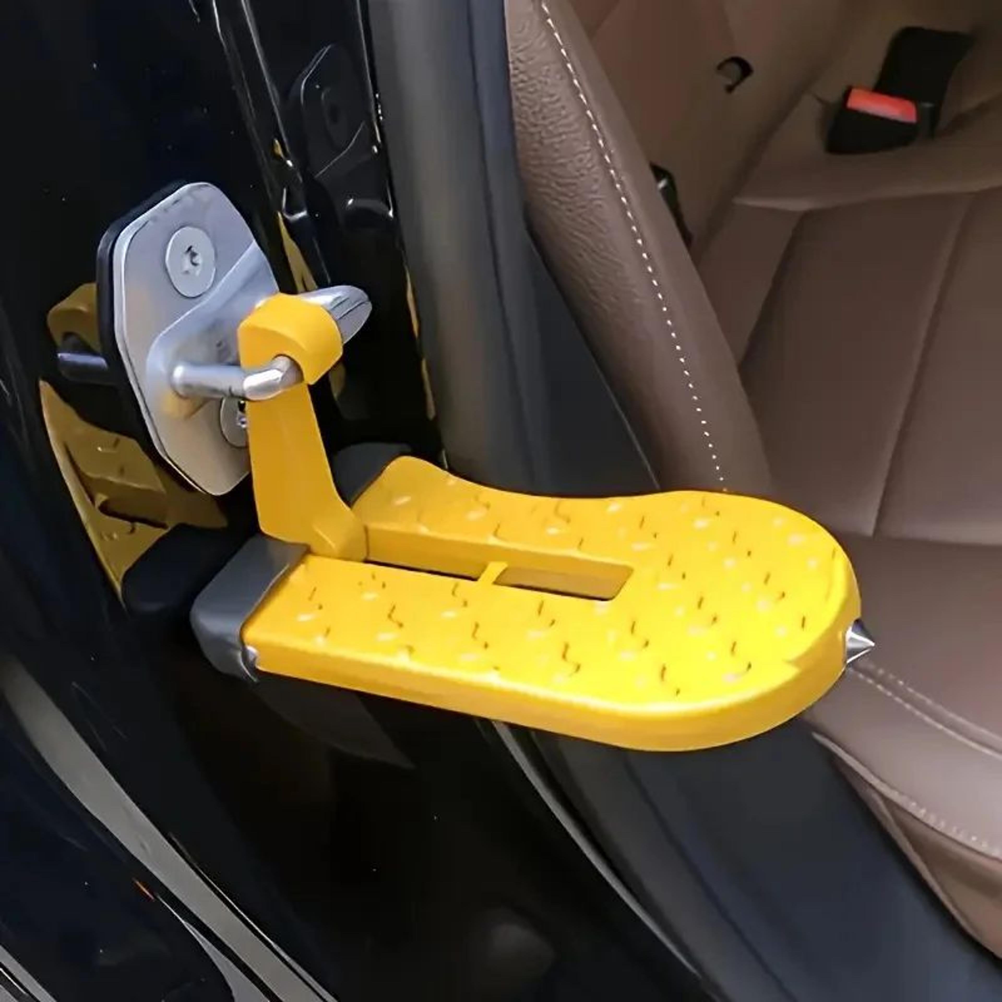 foldable metal car door step universal vehicle mount for easy roof access