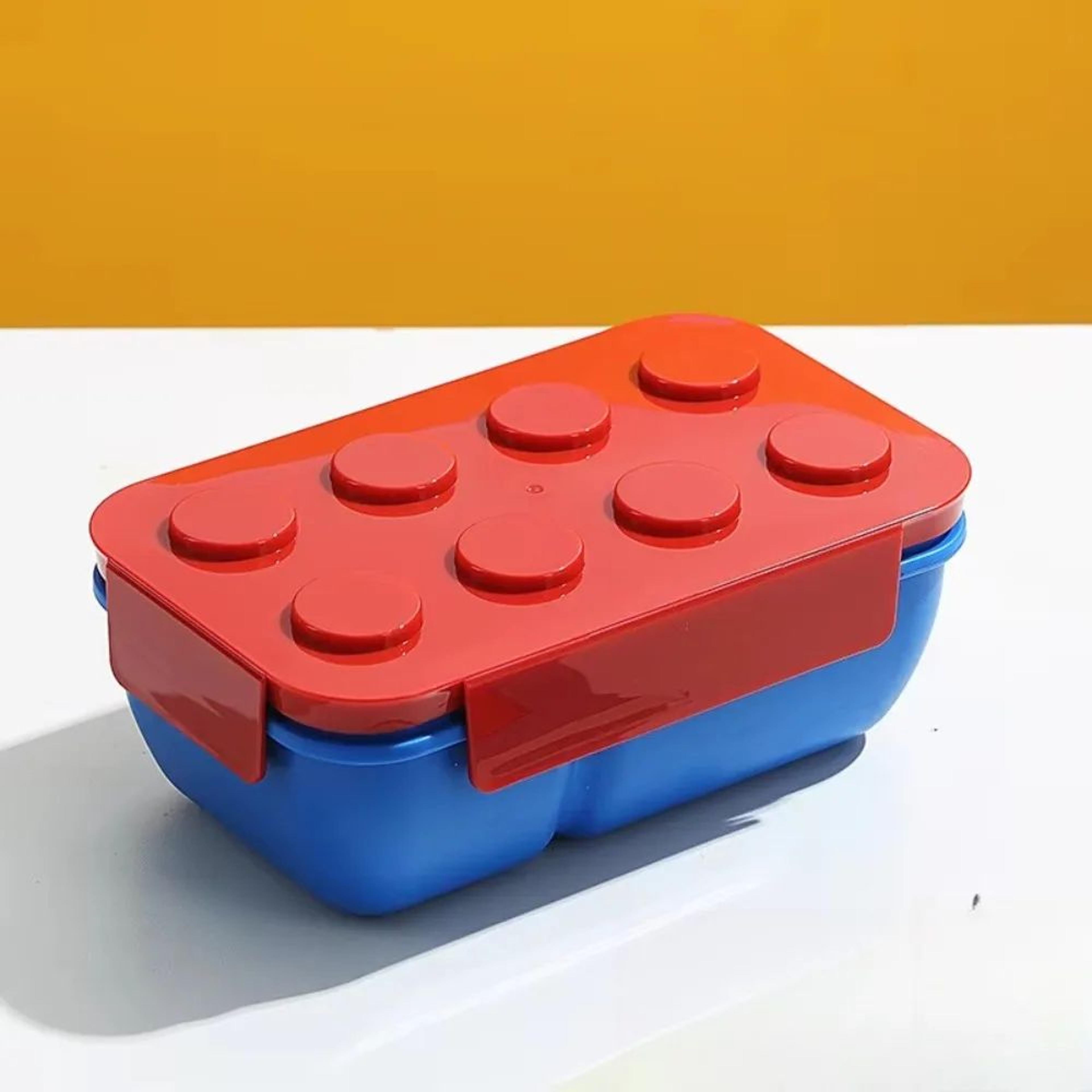 creative building block lunch box for kids and students