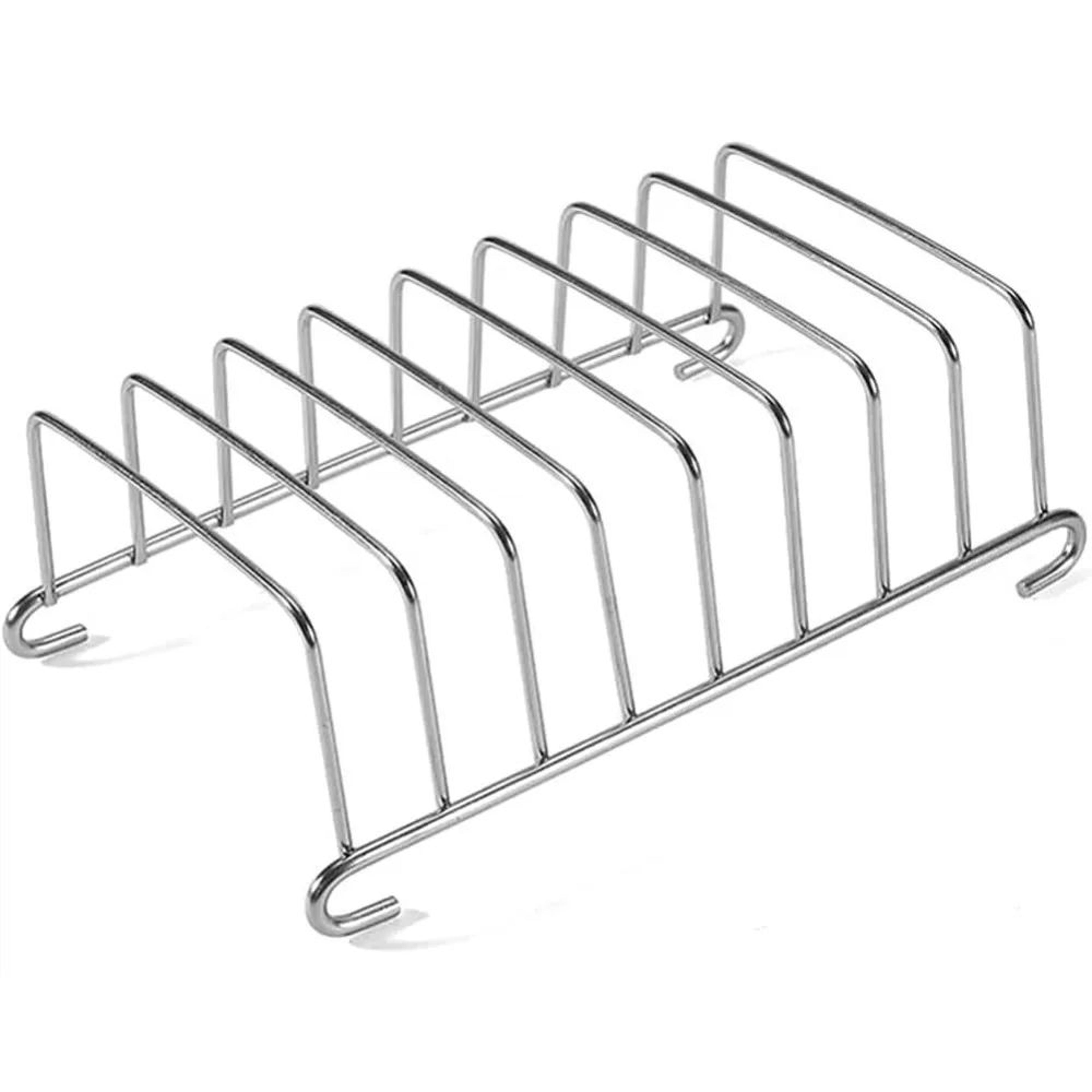 stainless steel toast bread cooling rack rectangular food display and air fryer accessory