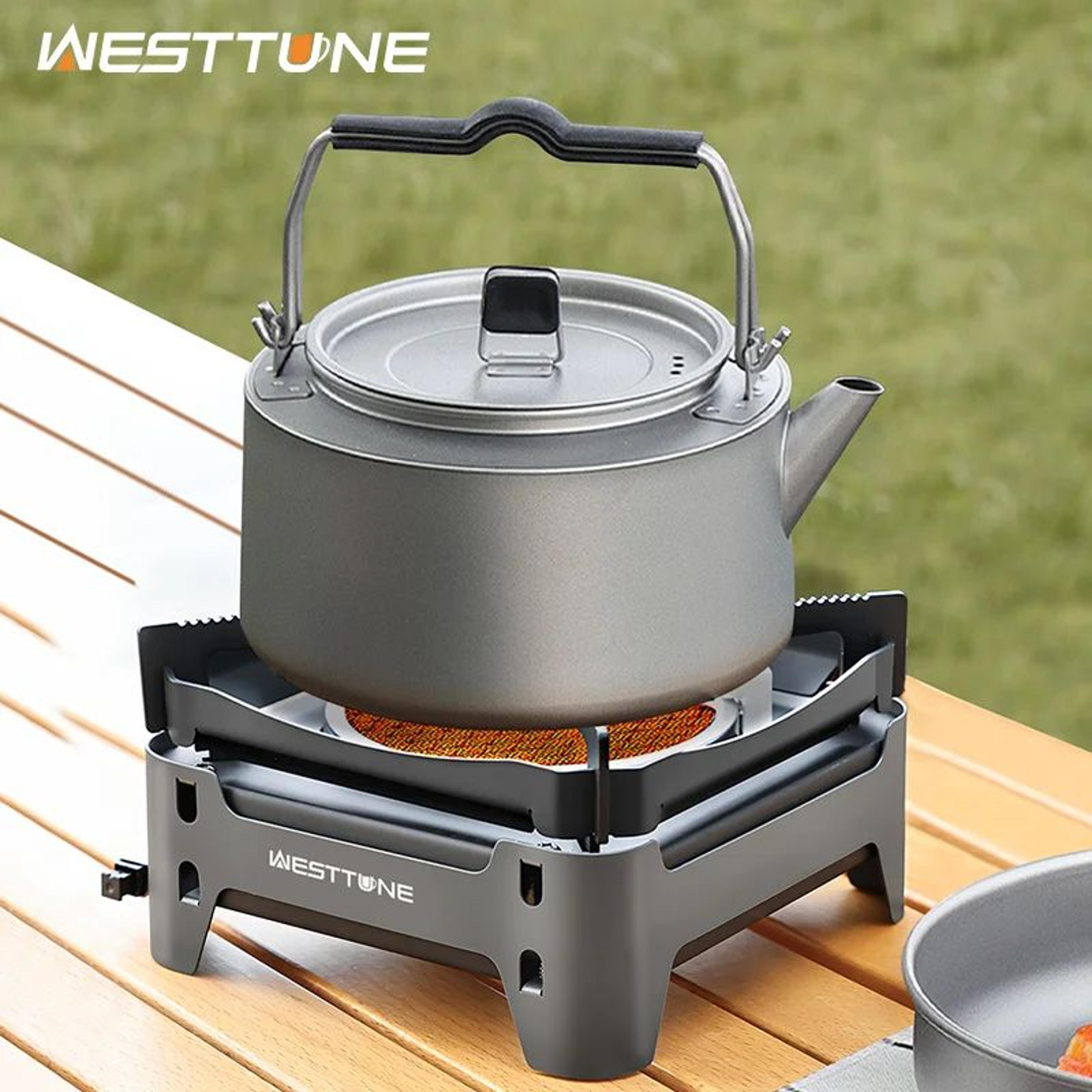 westtune camping cooking burner portable 3600w infrared gas stove with electronic ignition