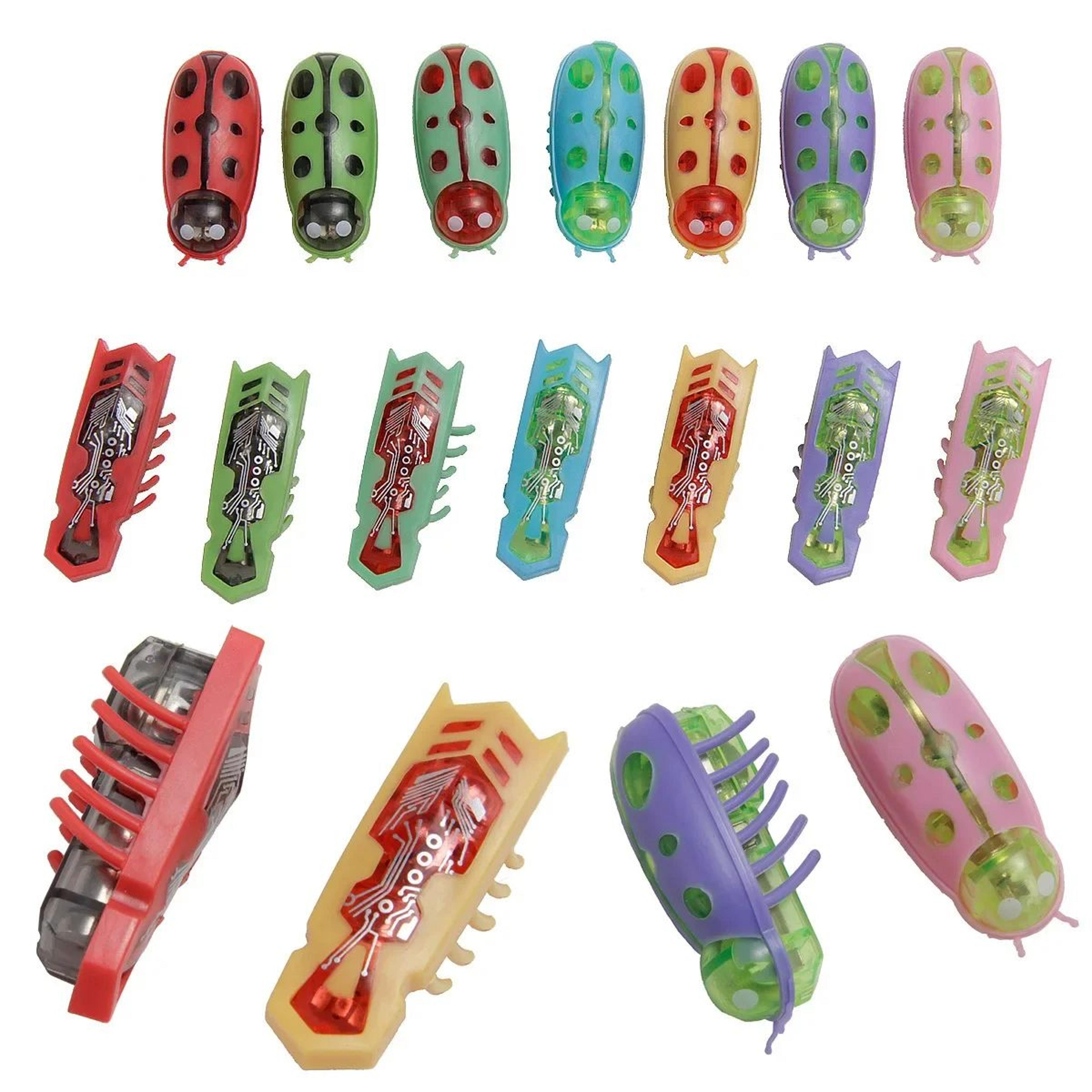mini electric ladybug cat toy interactive walking insect pet toy