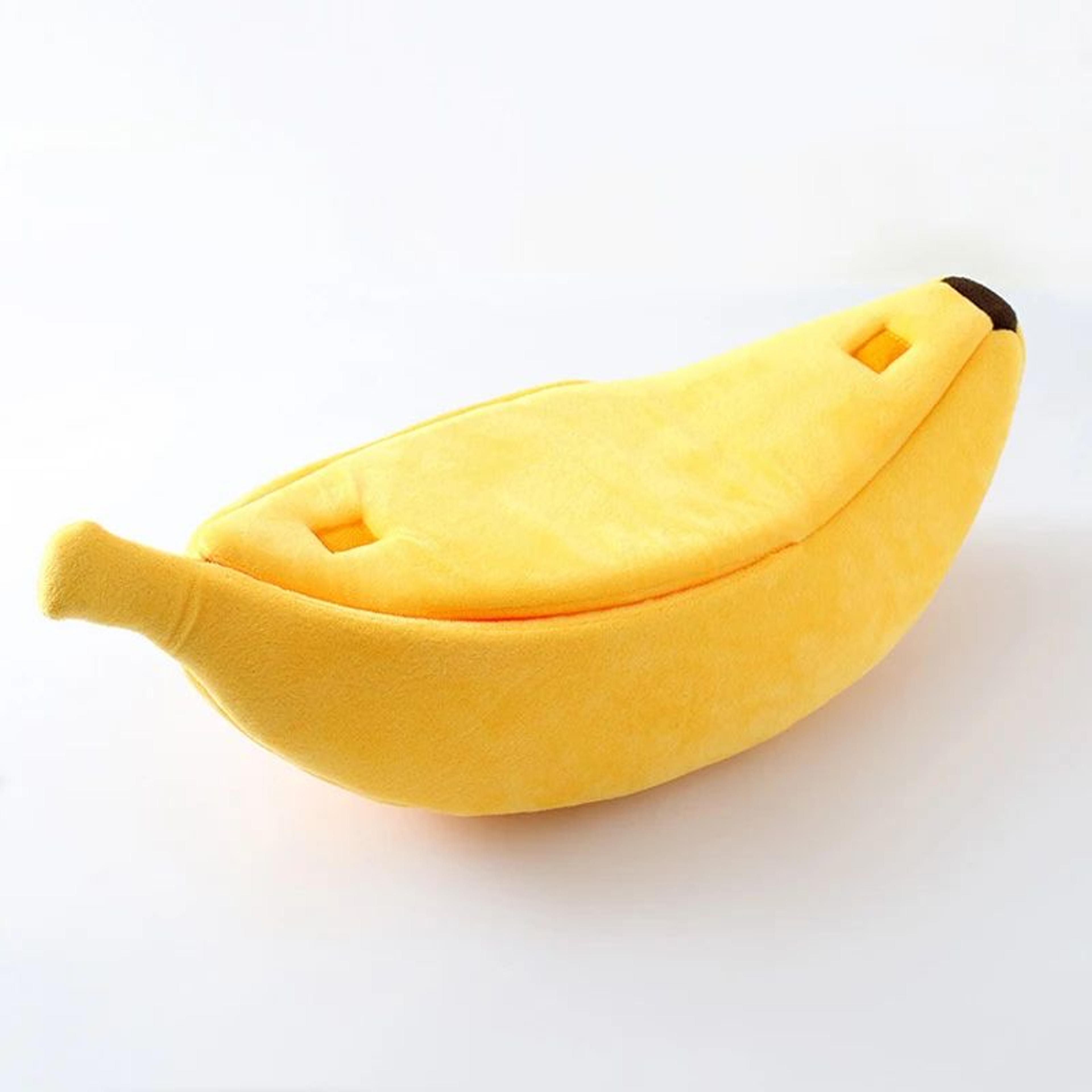 winter banana cat bed cute cozy pet house warm portable cat and dog cushion