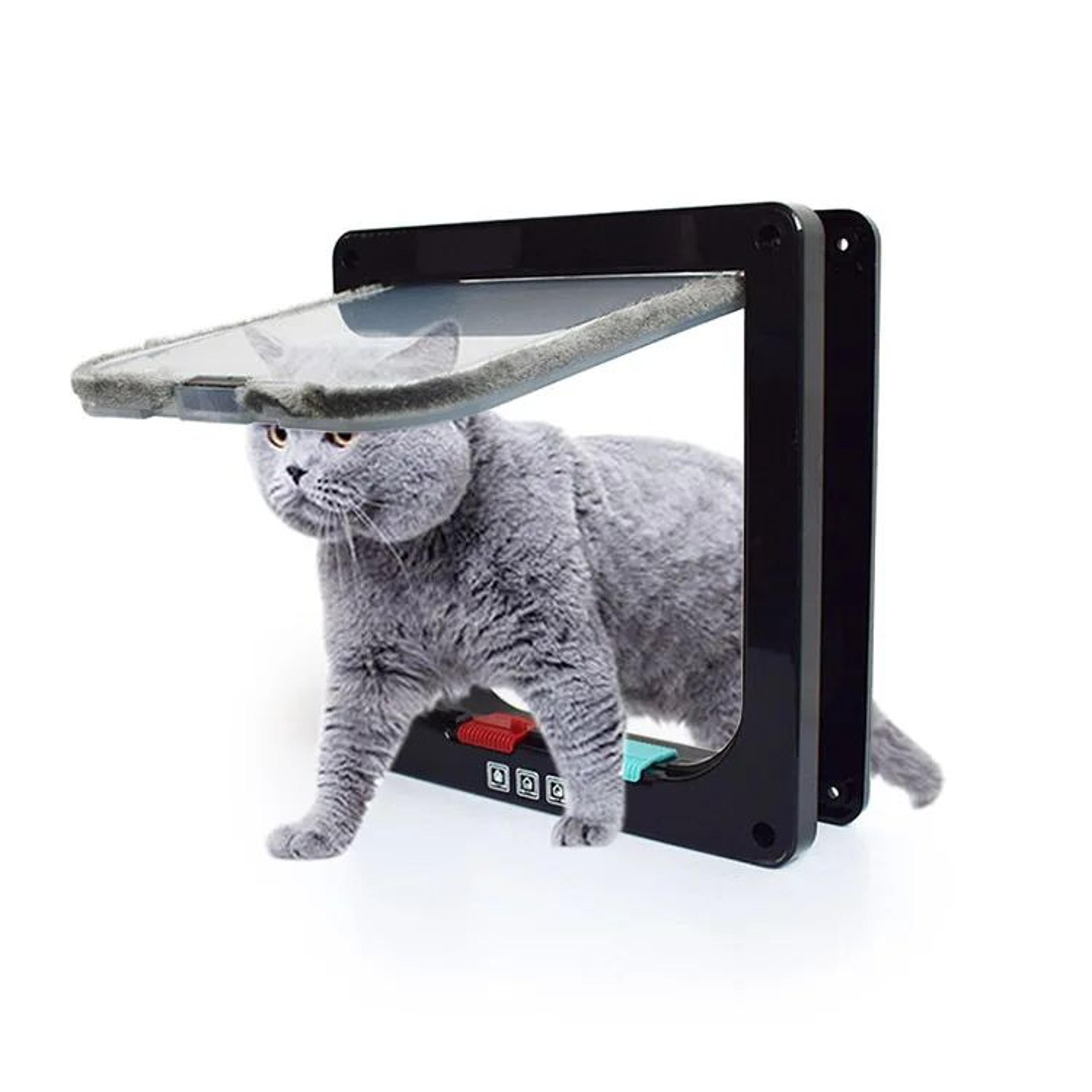 two-way pet door hole – safe entry & exit flap for cats and small dogs, practical indoor pet access door