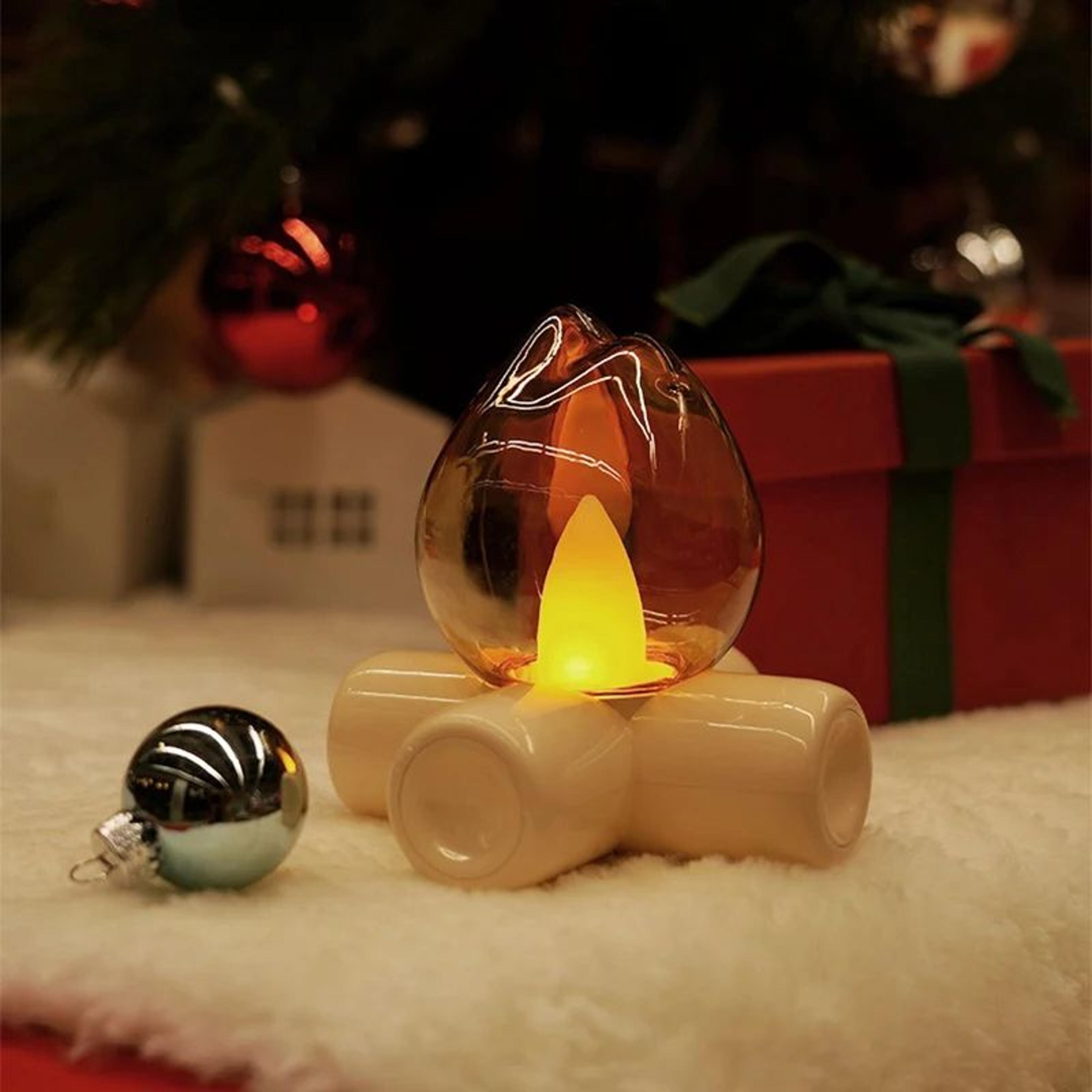 led flame effect mood light bulb