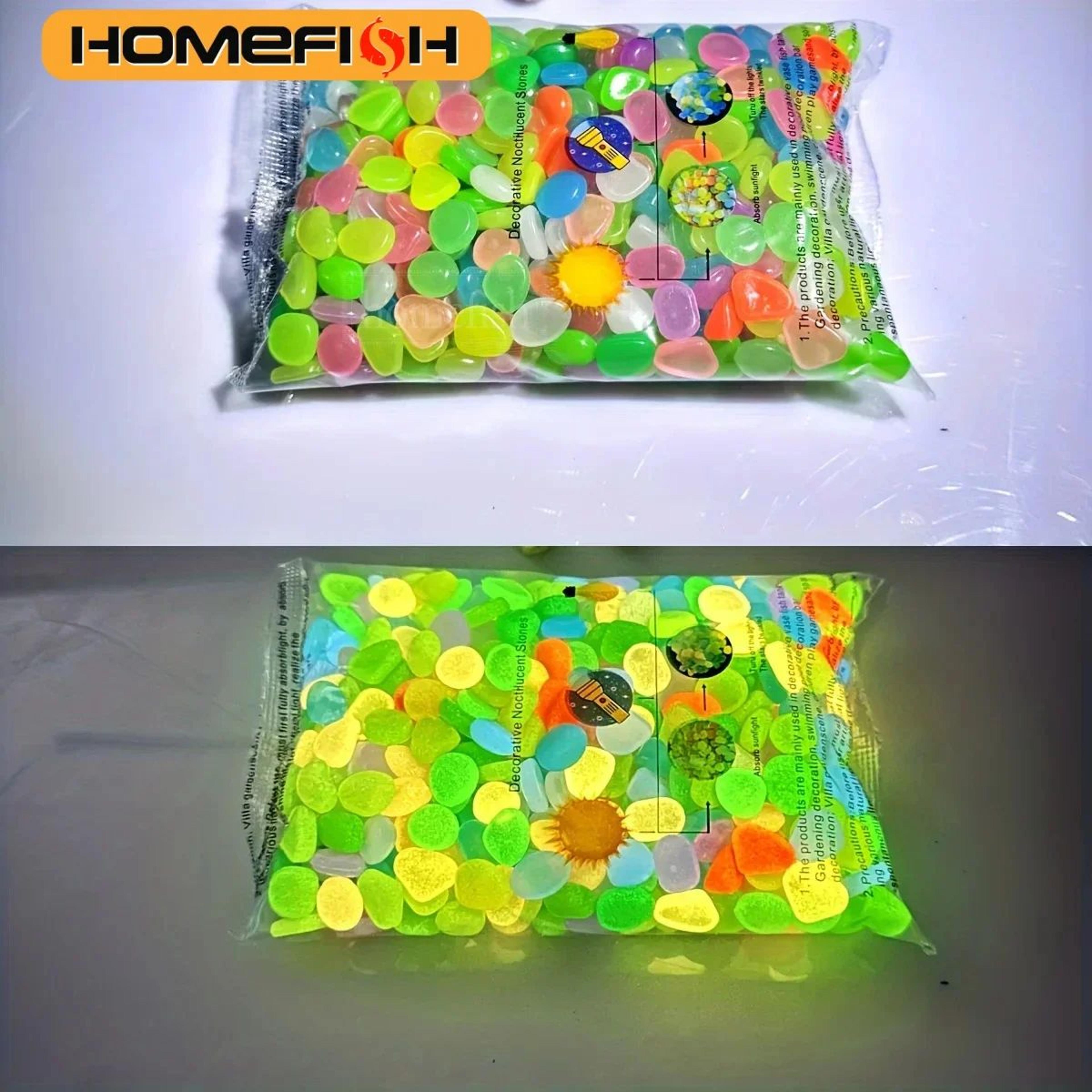 glow in the dark garden pebbles