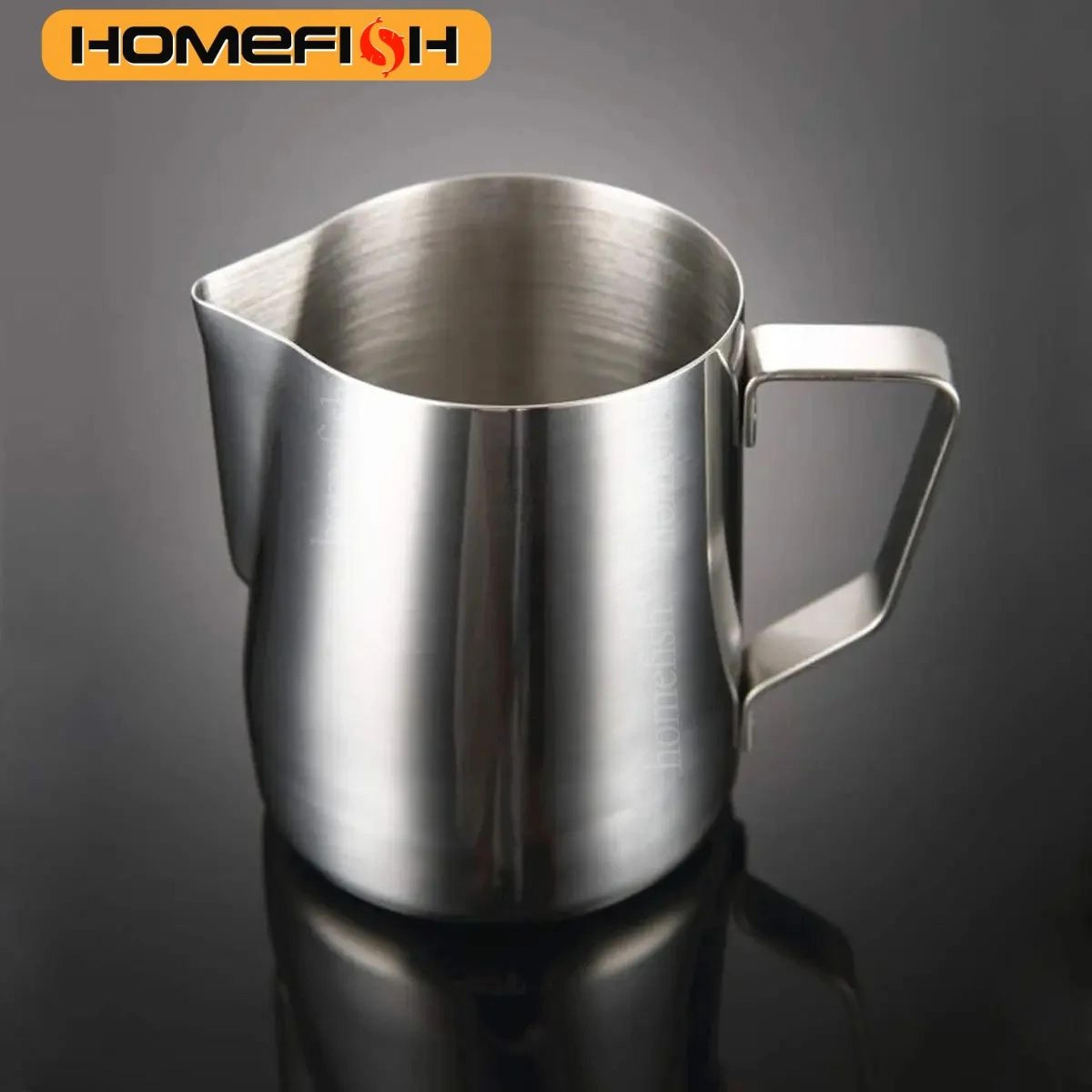 stainless steel milk frothing pitcher