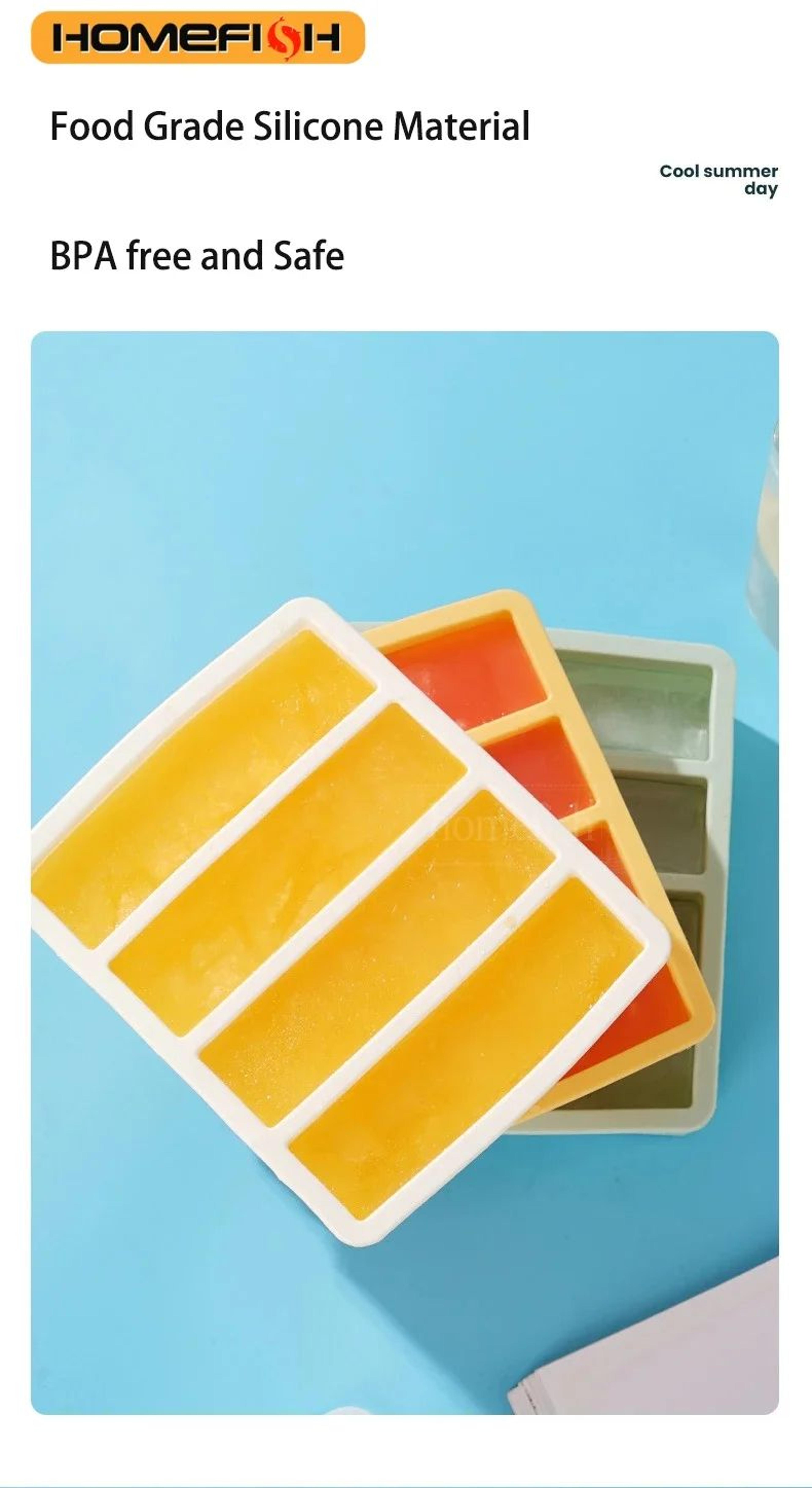 silicone giant ice cube tray