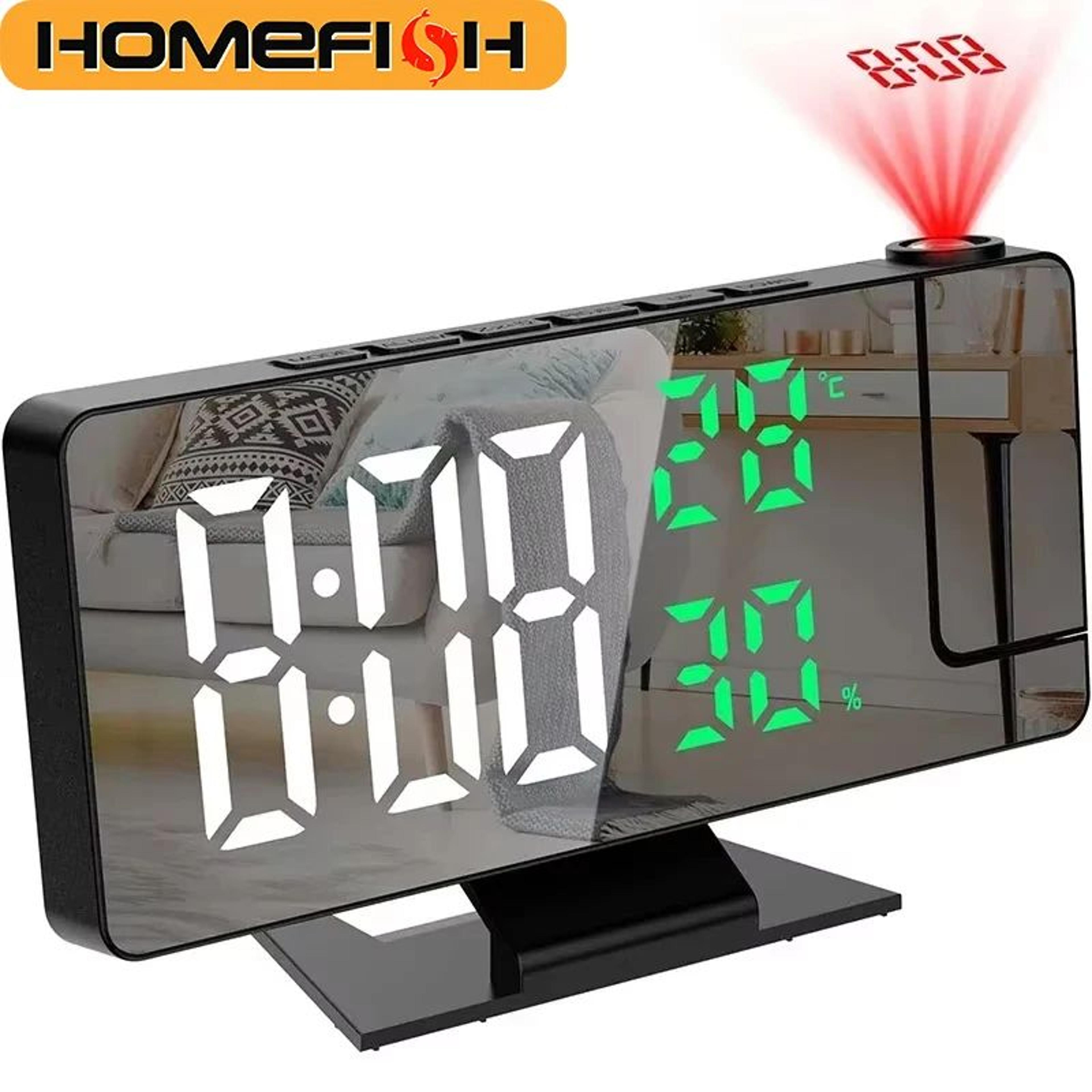 led projection alarm clock