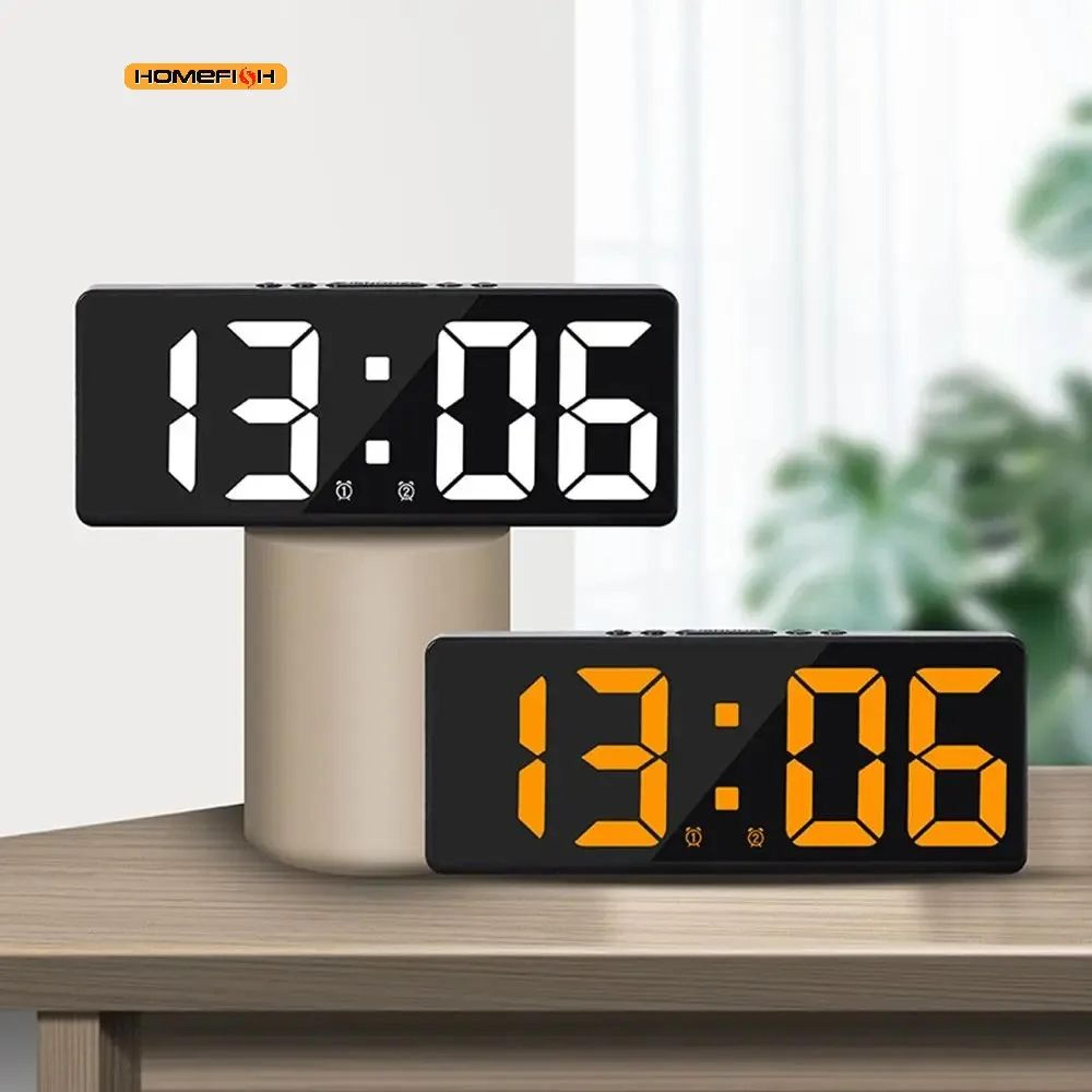 led large number digital alarm clock