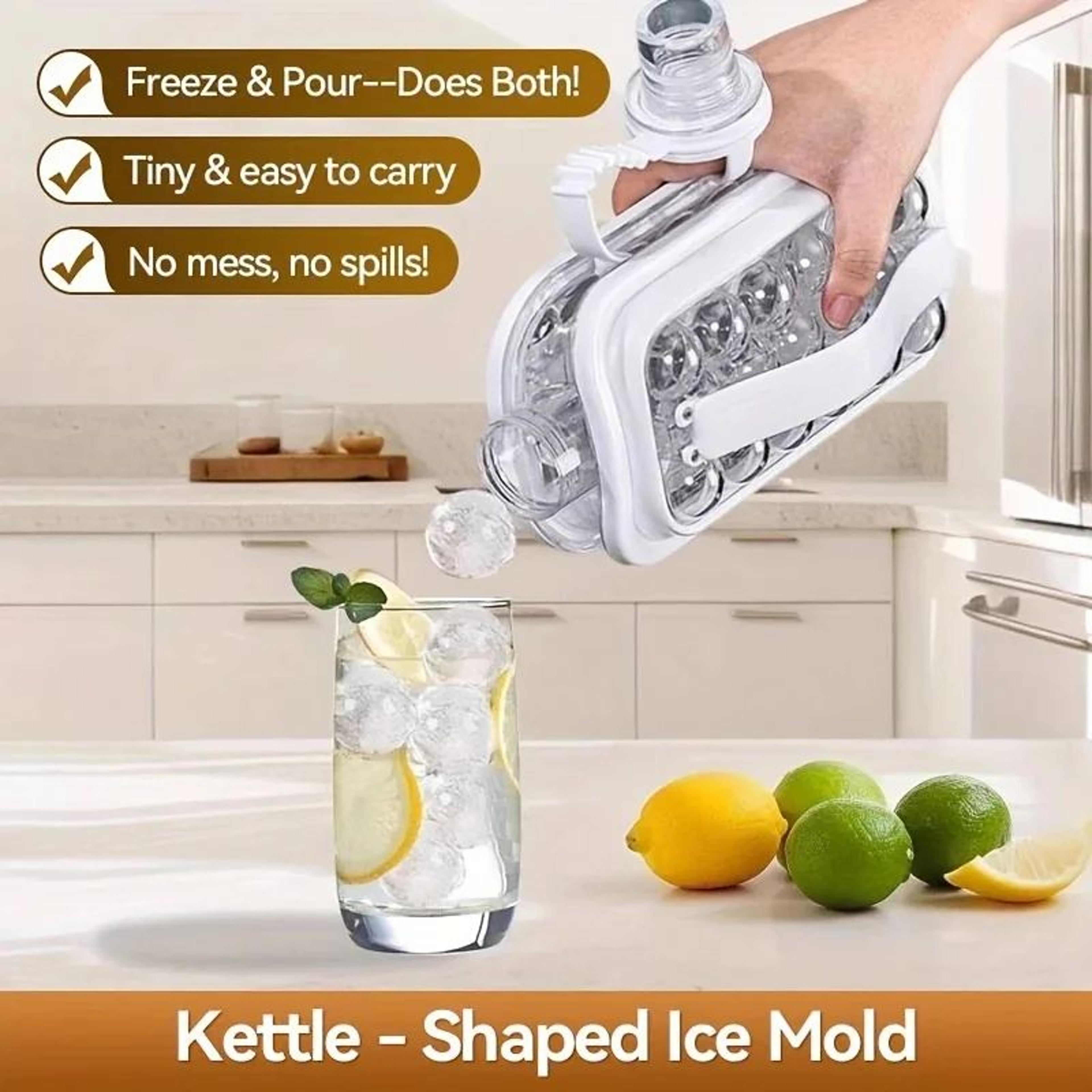 portable silicone ice making mold pitcher