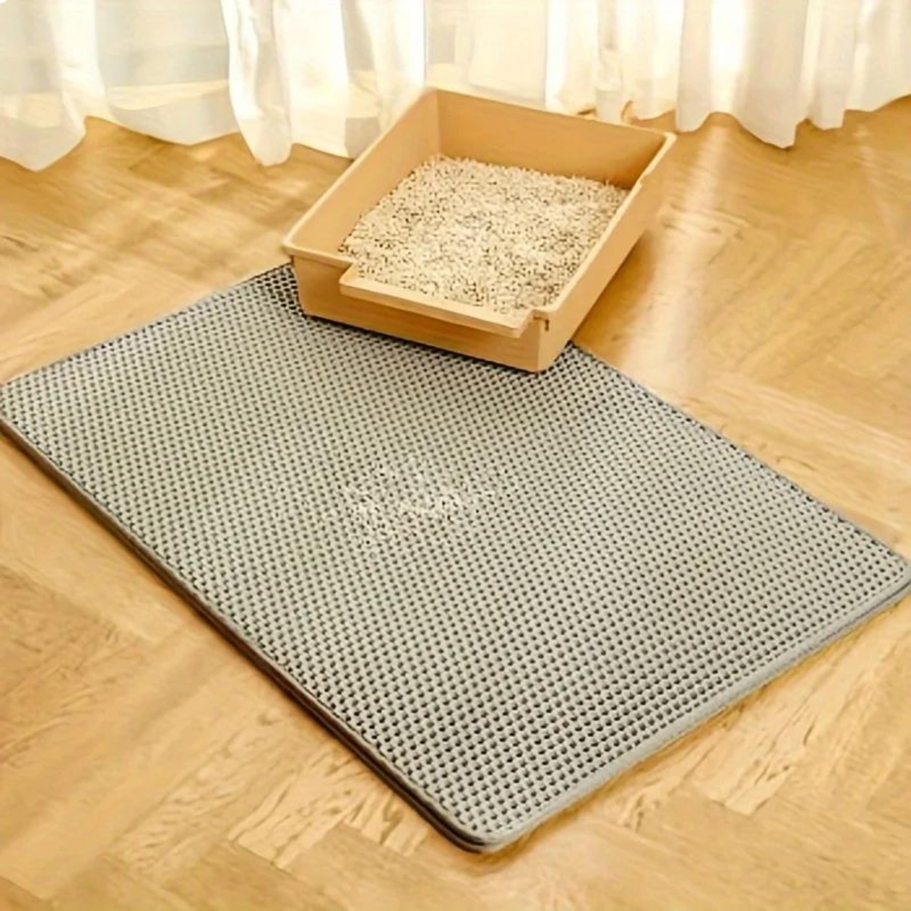 extra large dual layer cat litter mat