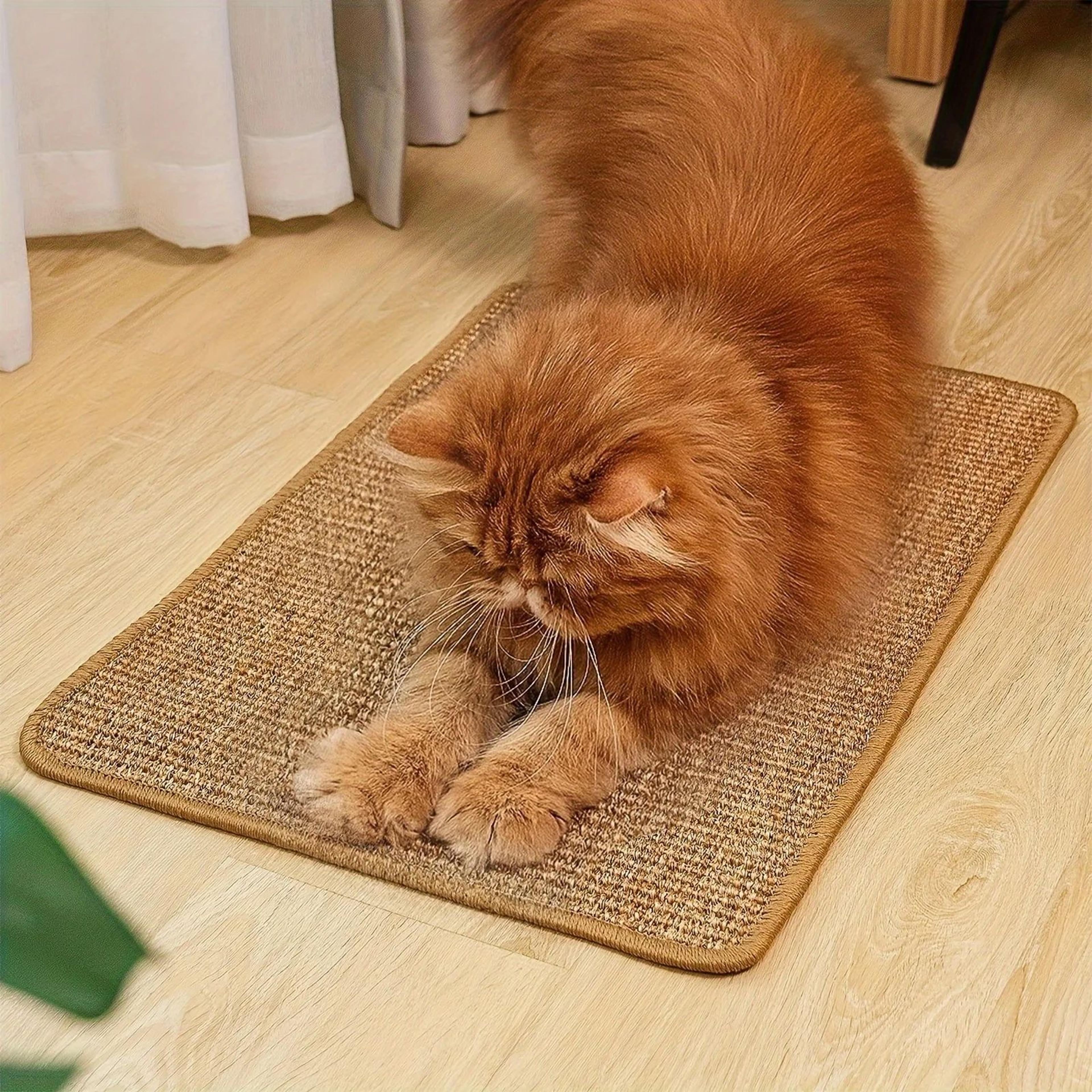 natural sisal cat scratching mat