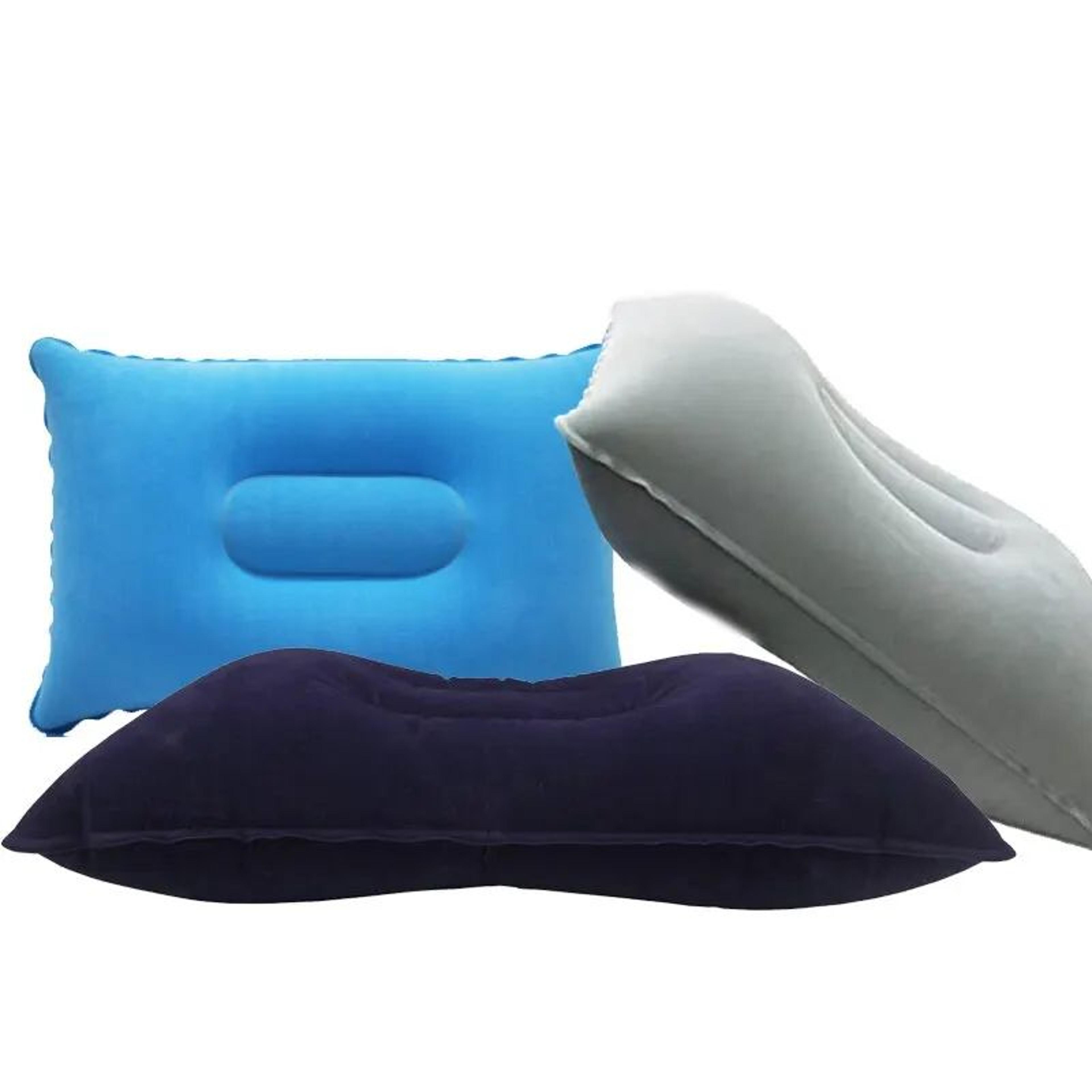 portable inflatable travel air pillow