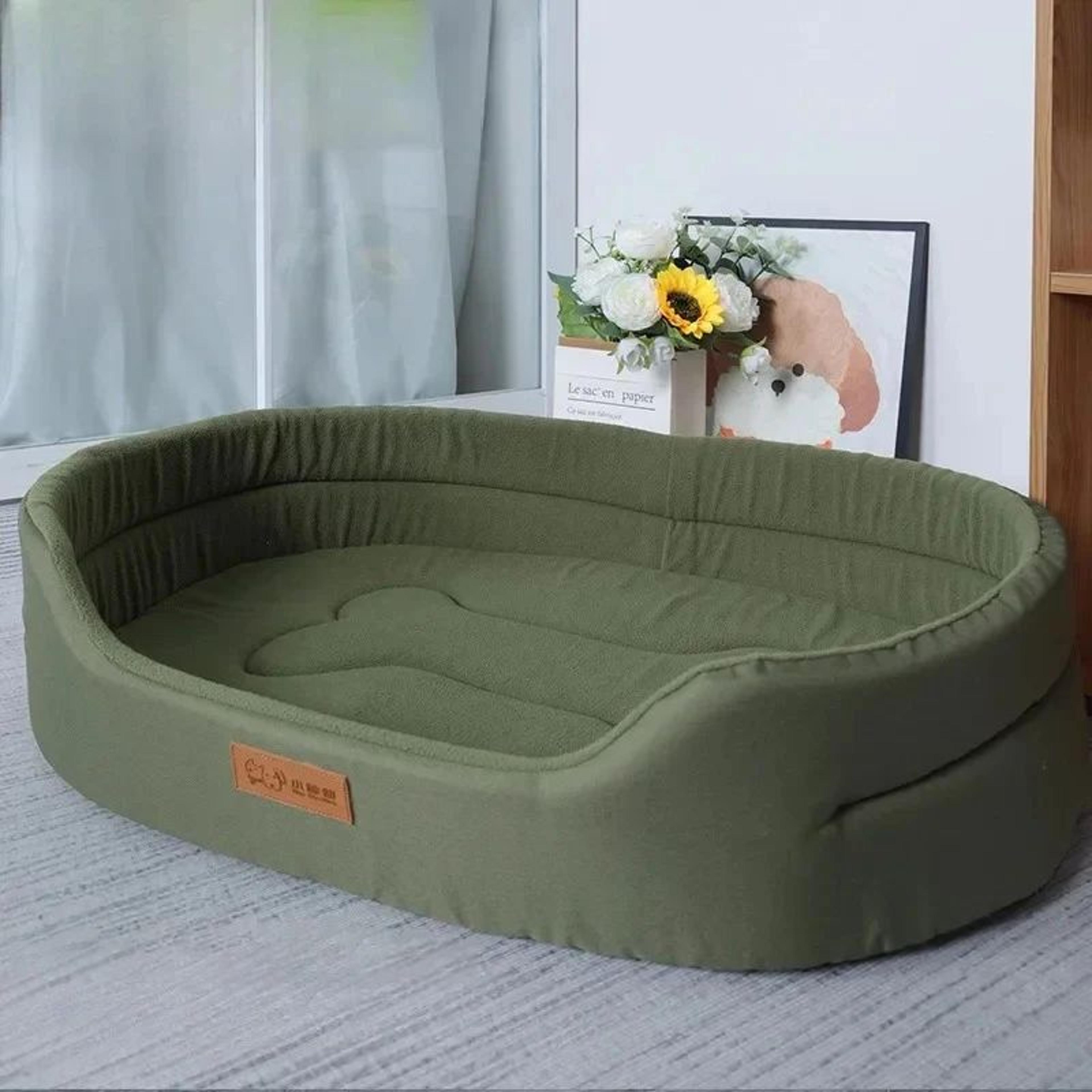 fluffy winter dog cushion sofa bed