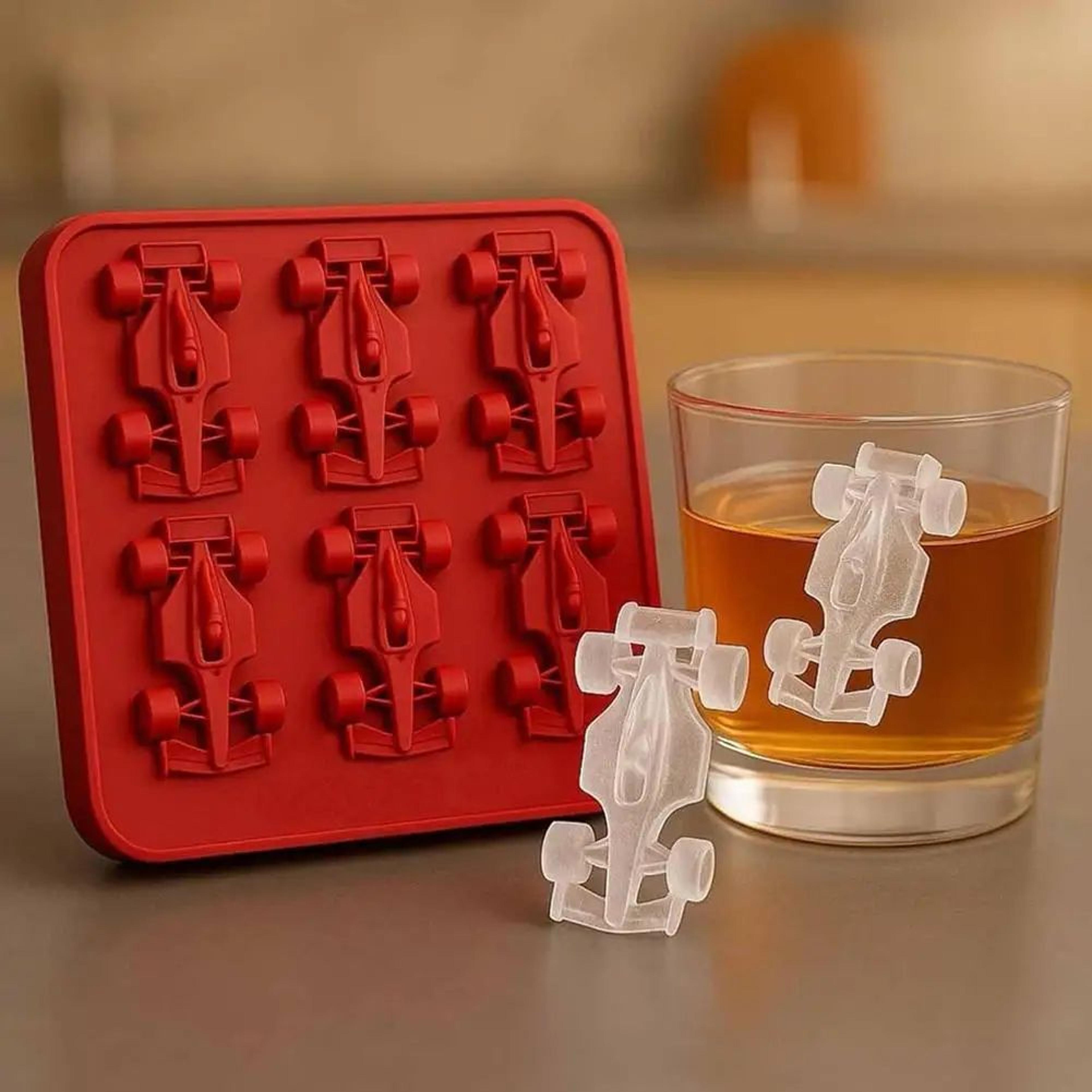 formula racing car ice mold tray