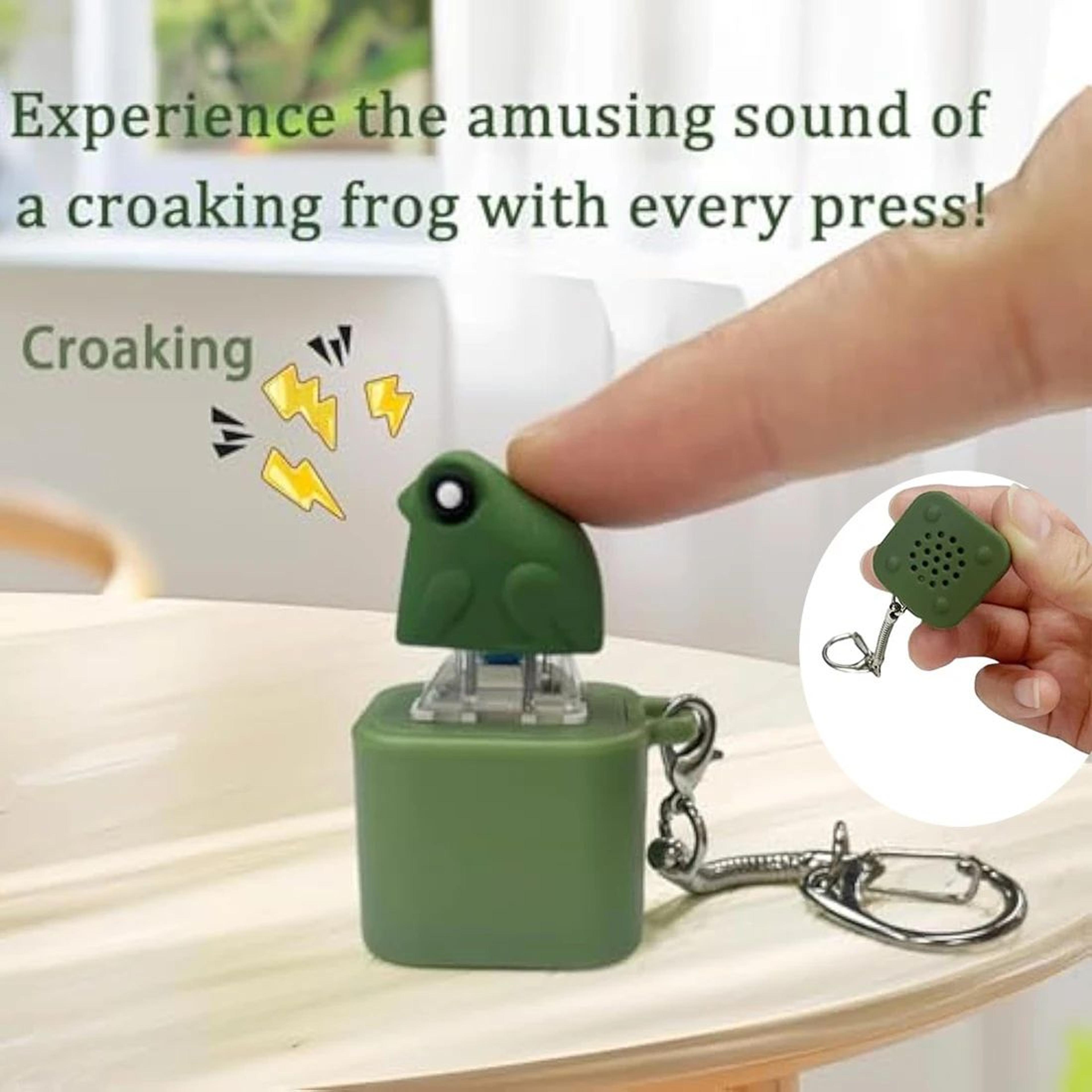 funny animal with sounds fidget keychain
