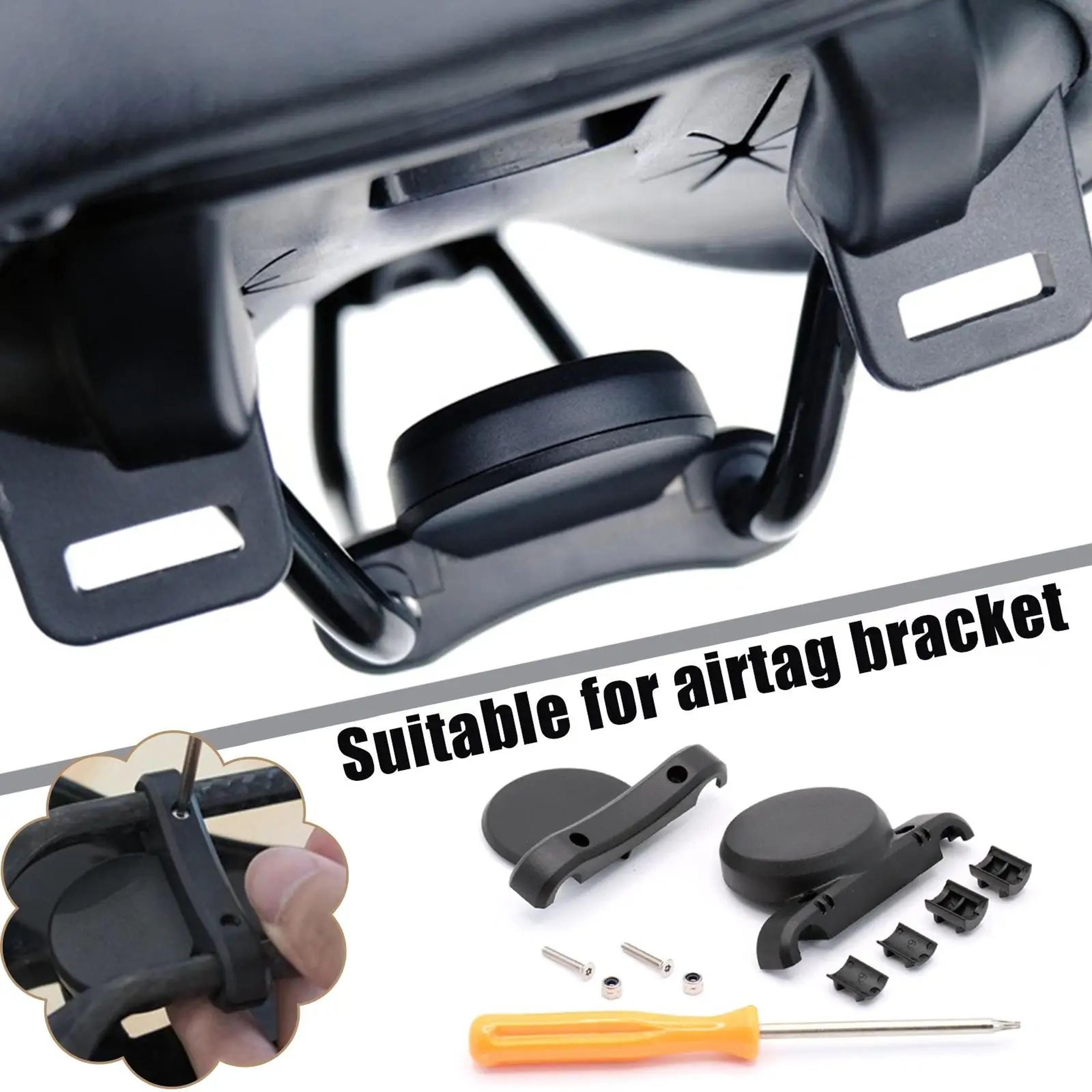 hidden bike airtag saddle mount