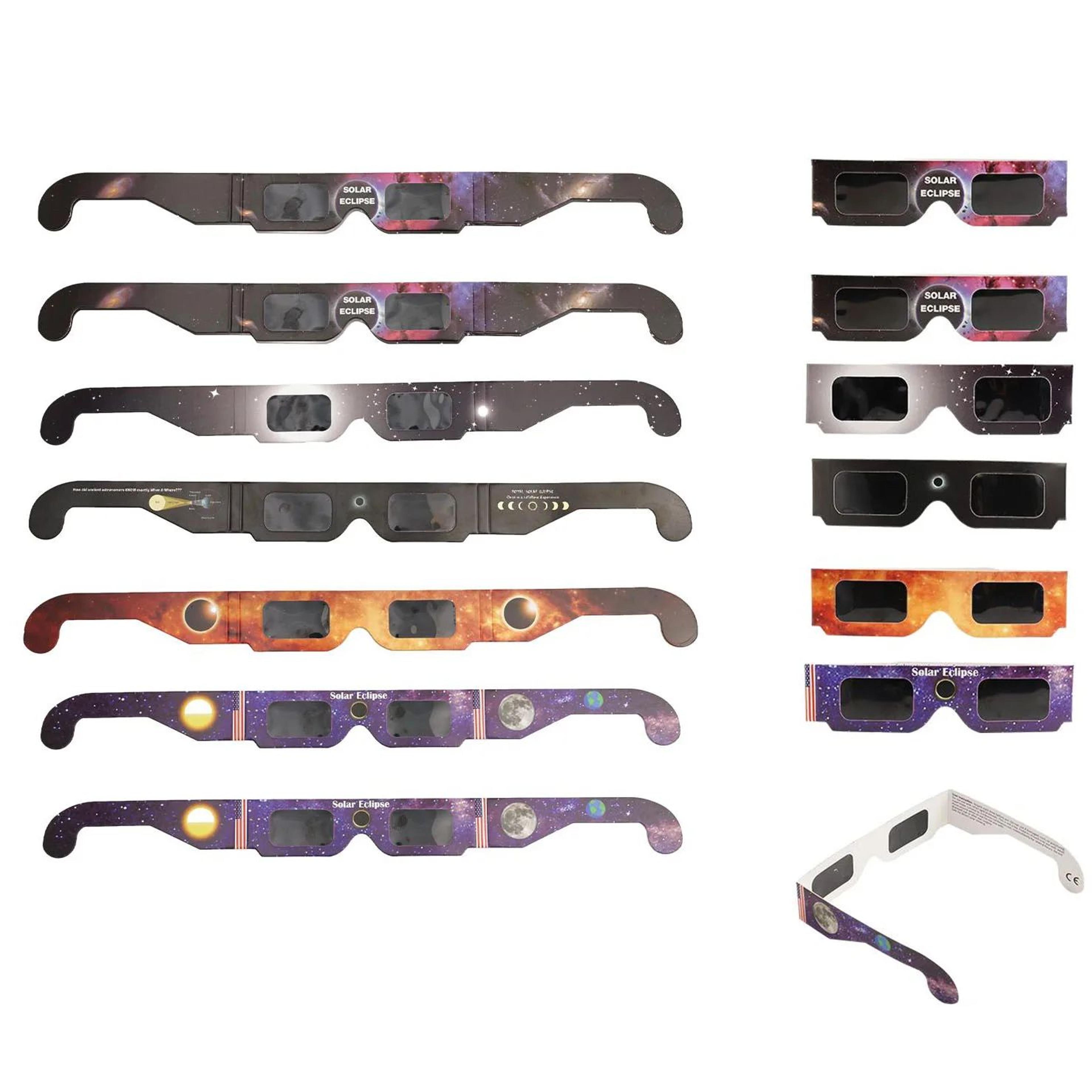 solar eclipse viewing glasses pack