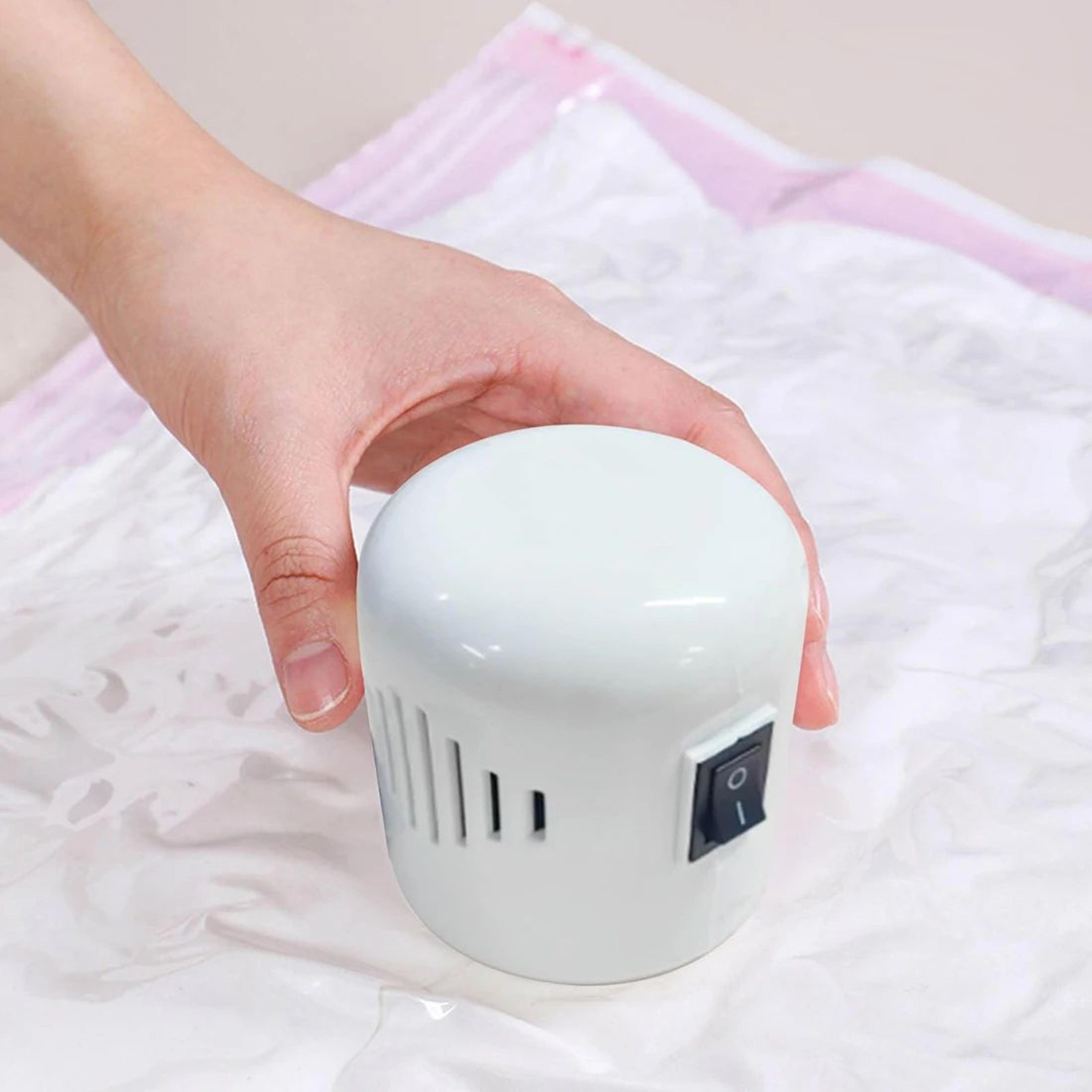 electric vacuum pump for storage bags