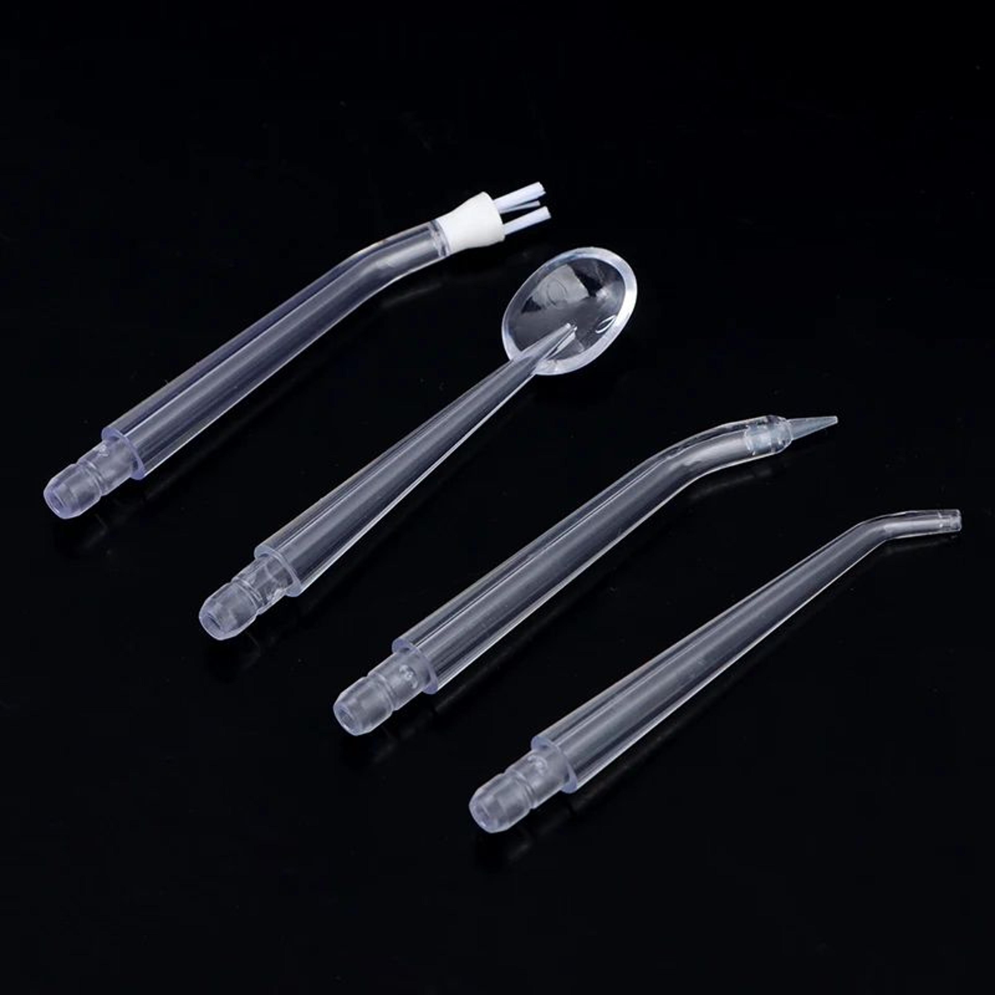 4-piece replaceable oral irrigator dental flosser nozzles