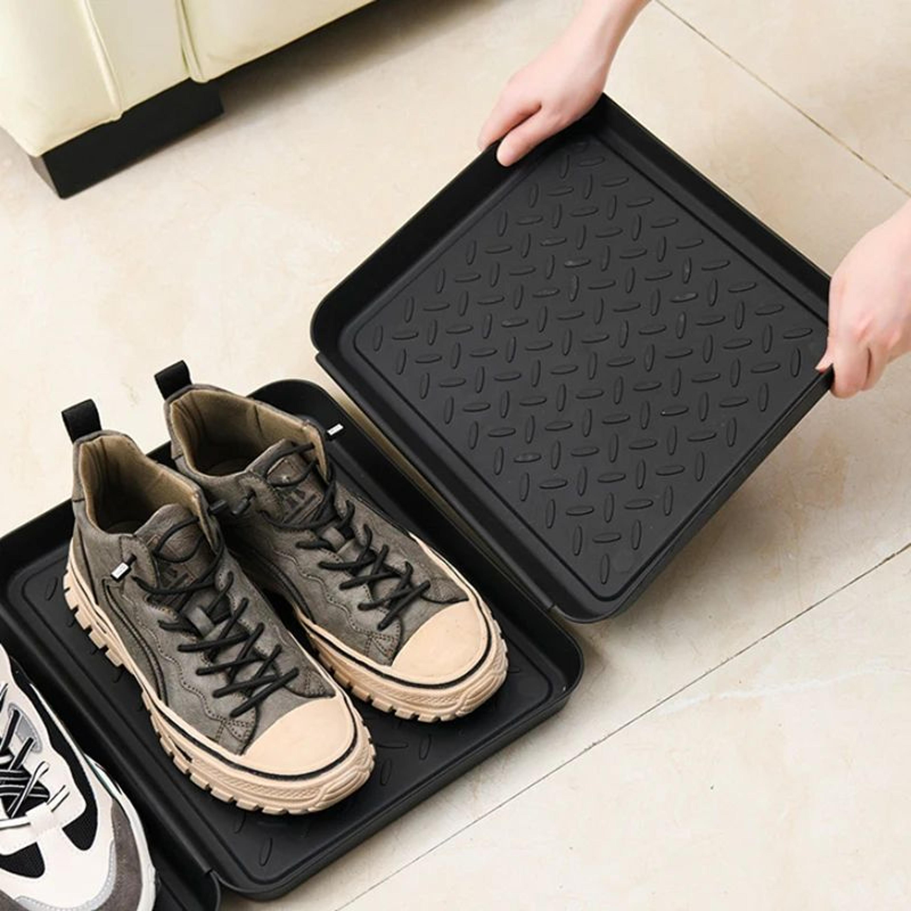 heavy duty multifunctional car shoe & boot storage tray