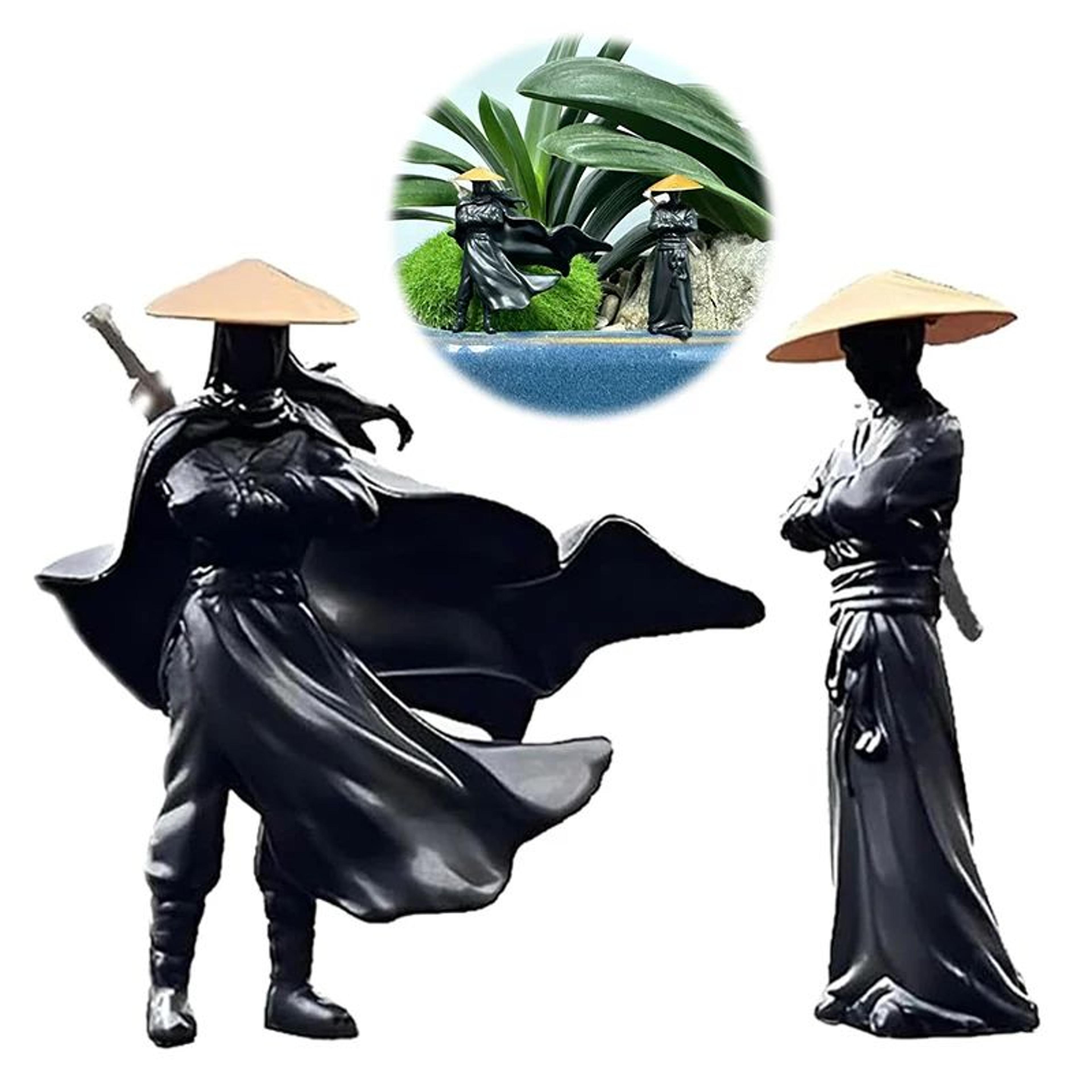 kung fu swordsman miniature figurine