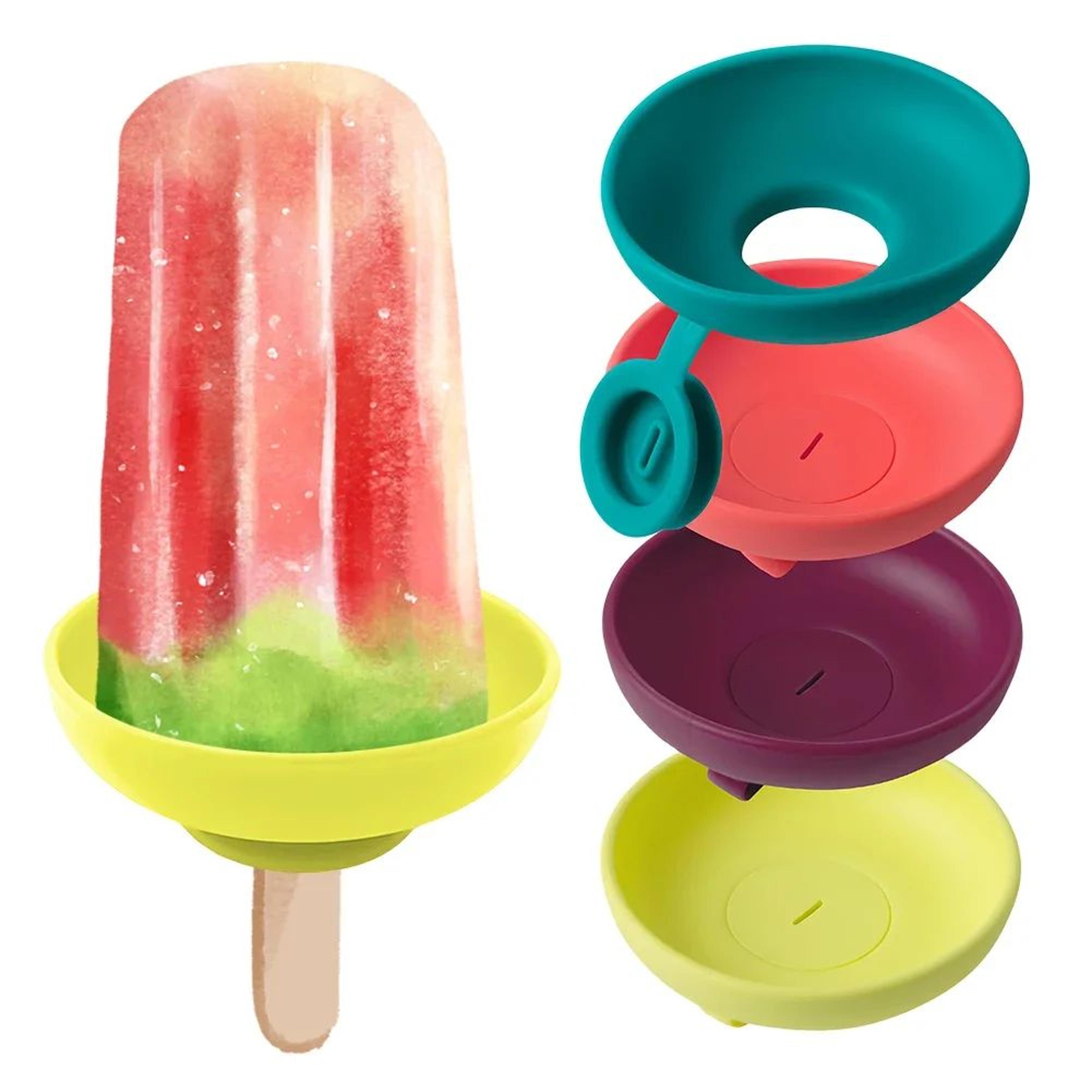 silicone drip proof popsicle holder