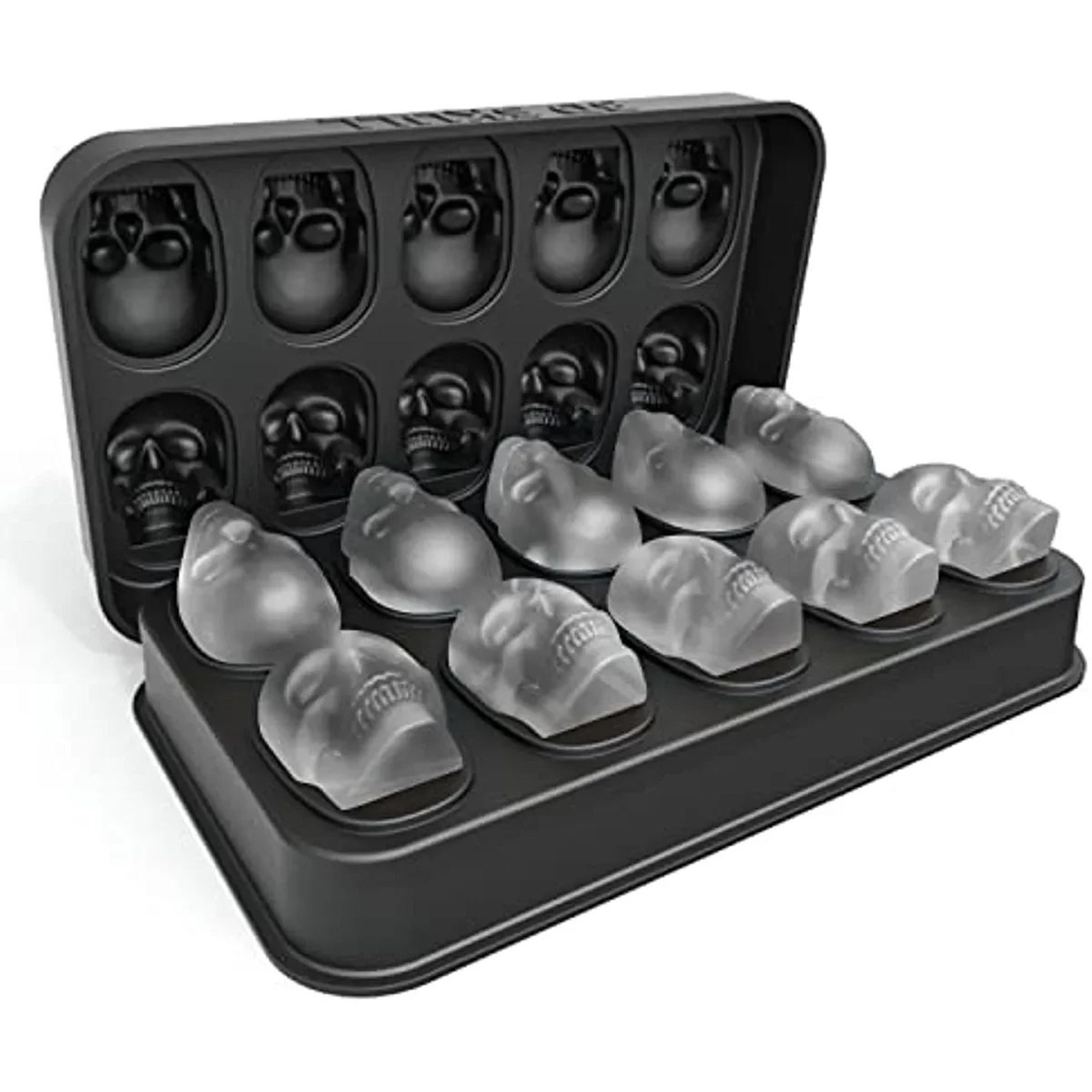 skull ice cube mold for whiskey