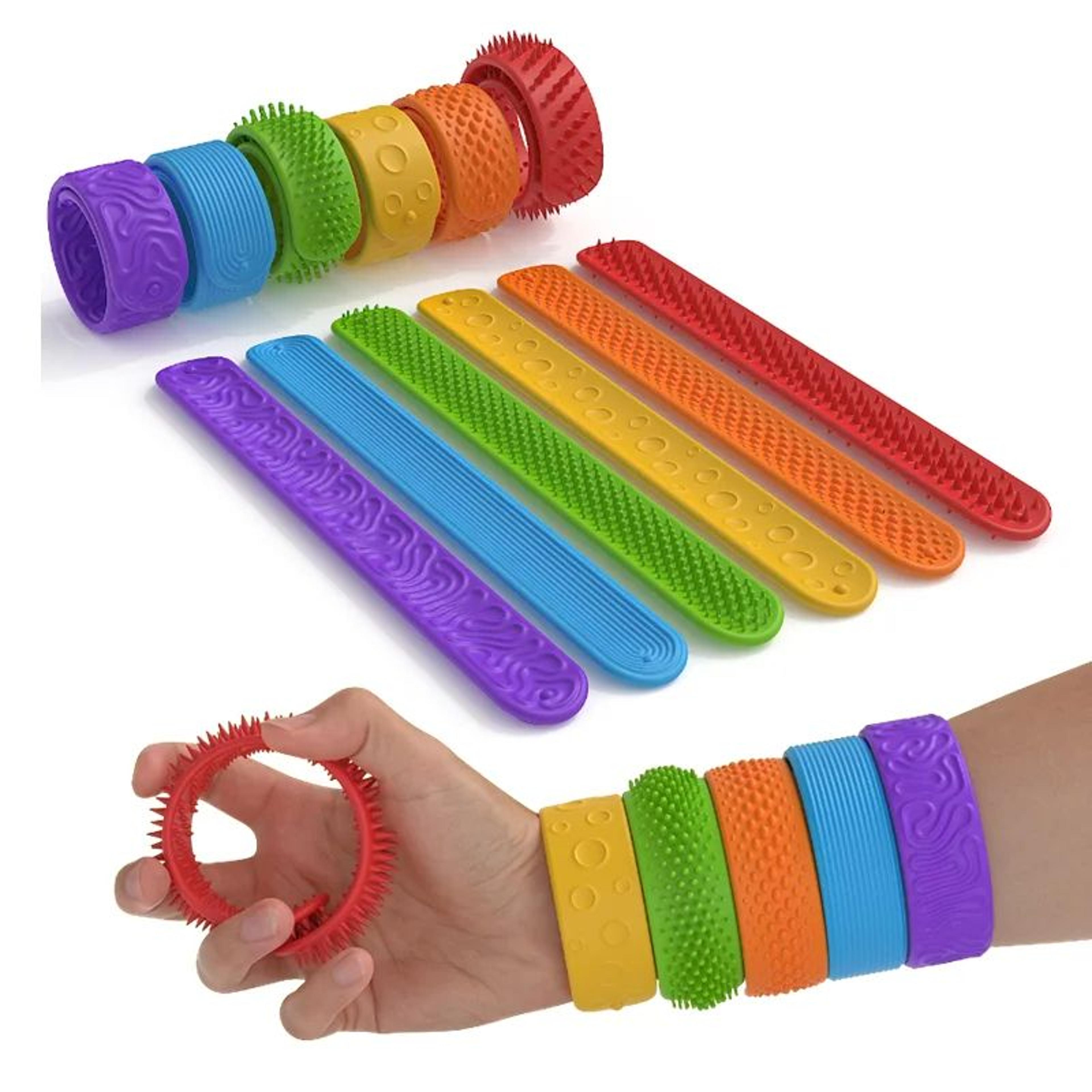 silicone sensory slap bracelet fidget toy
