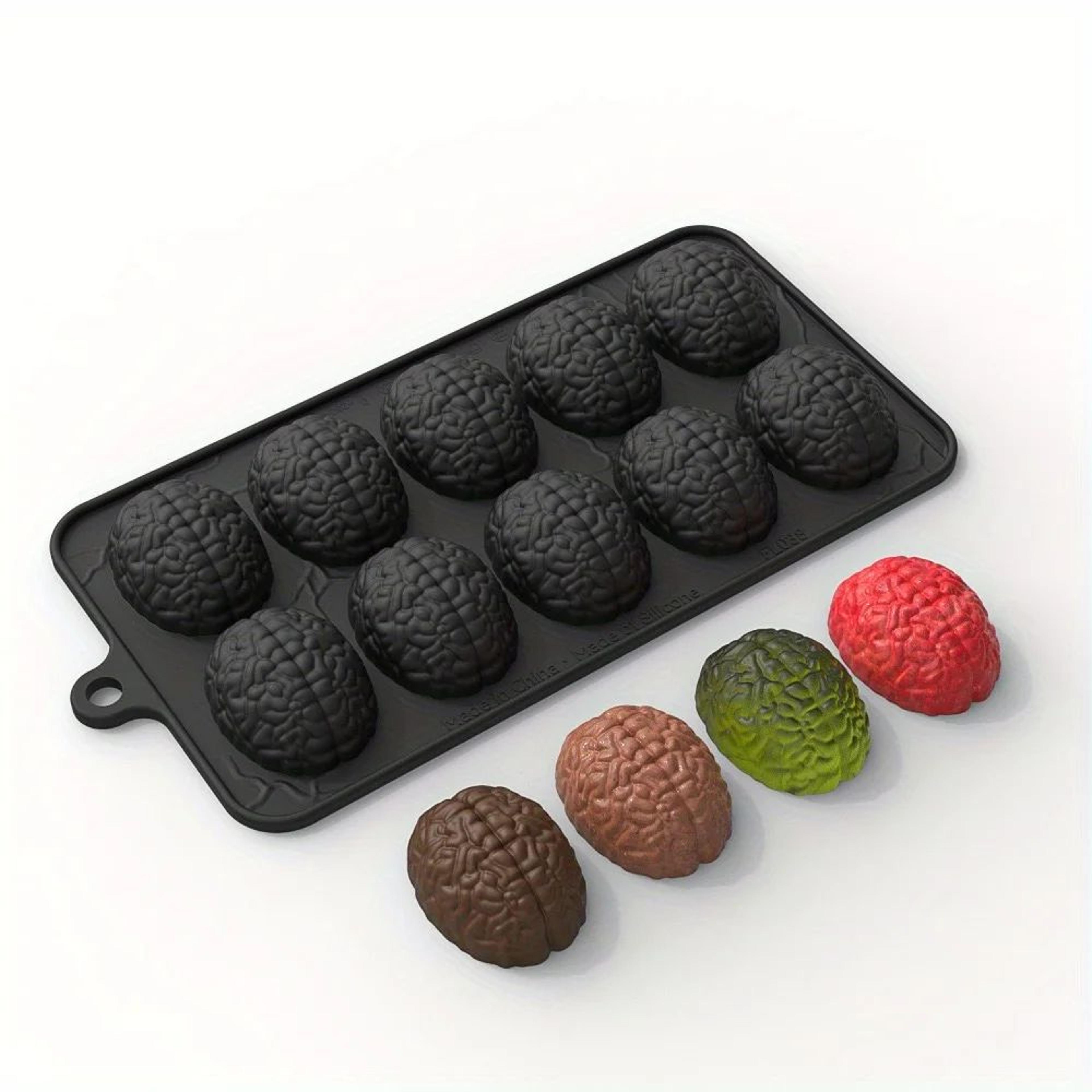 silicone brain ice cube and baking mold